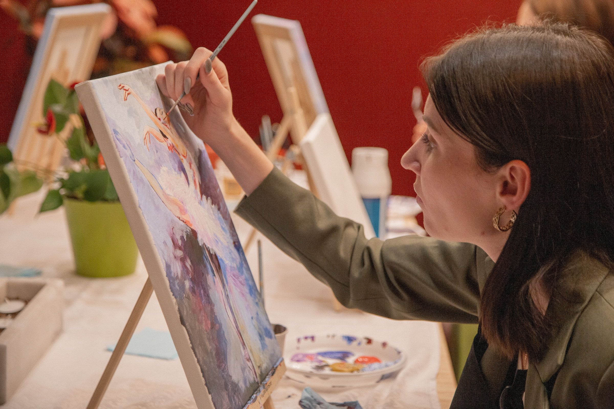 Арт-вечеринка в Москве — репортажная фотосъемка творчества. Фотограф Анна Татаурова | Авторская фотосъемка в Москве