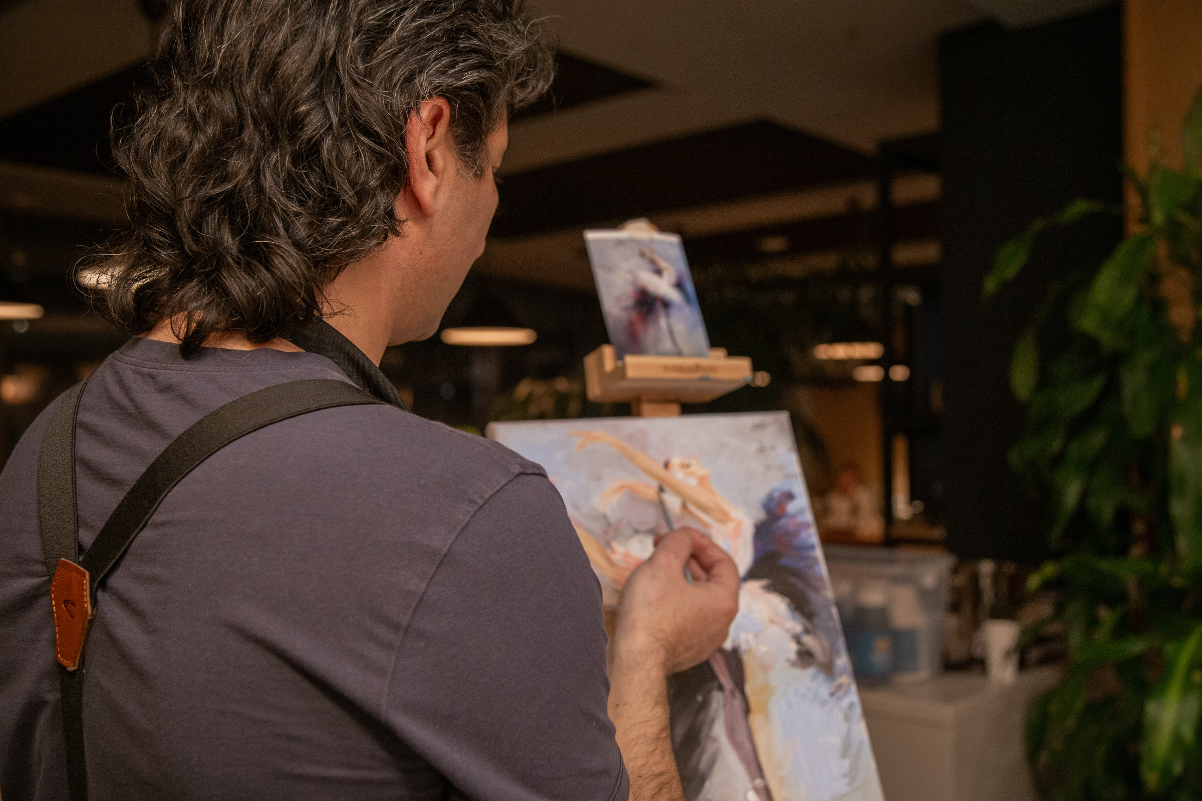 Арт-вечеринка в Москве — репортажная фотосъемка творчества. Фотограф Анна Татаурова | Авторская фотосъемка в Москве