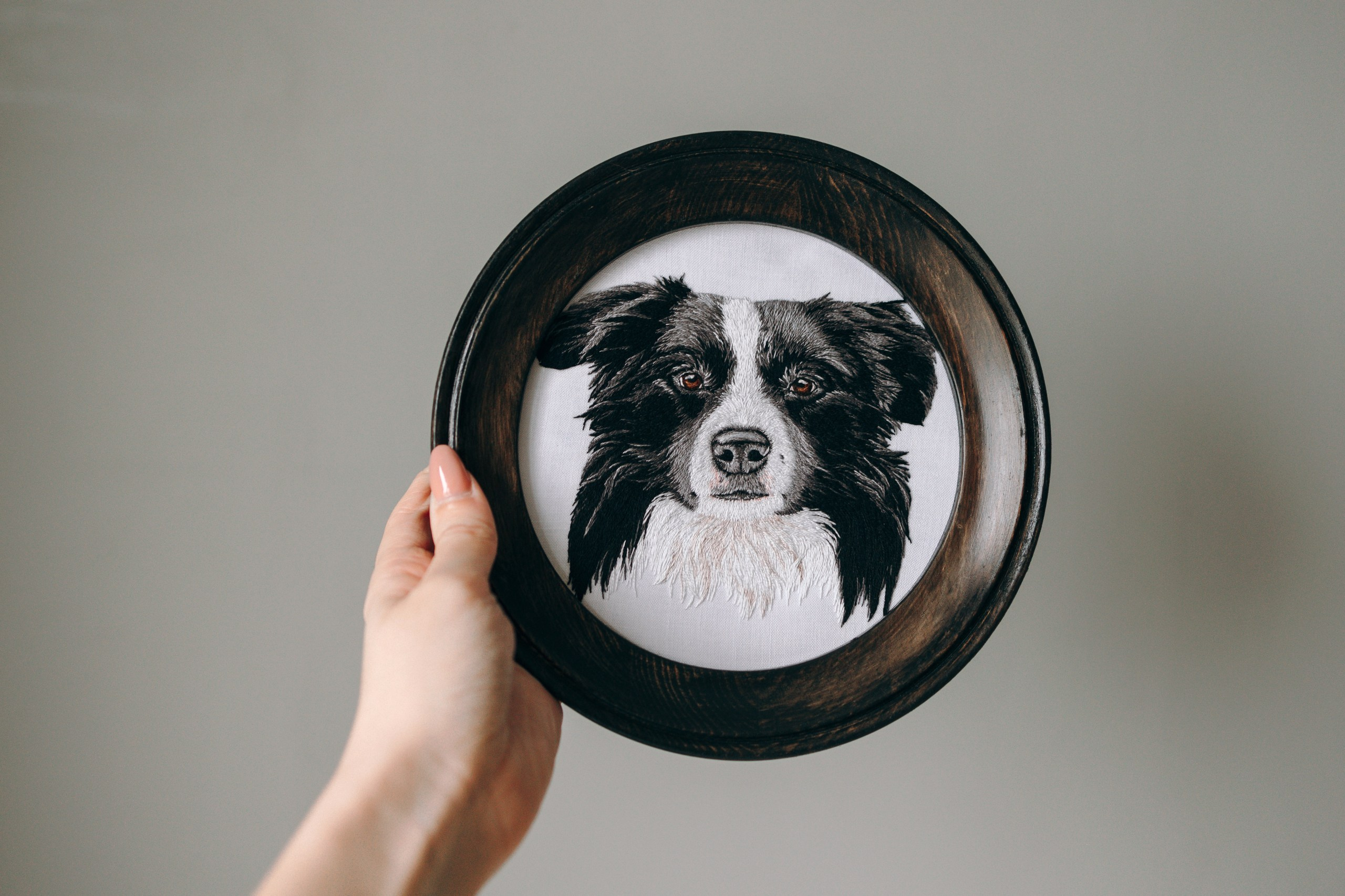 Портфолио. Портретная вышивка питомцев