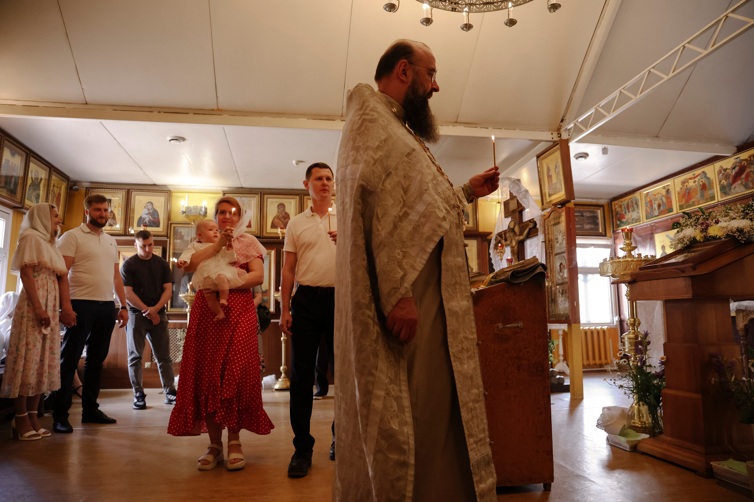 Крещение Анастасии. Фотограф новорожденных