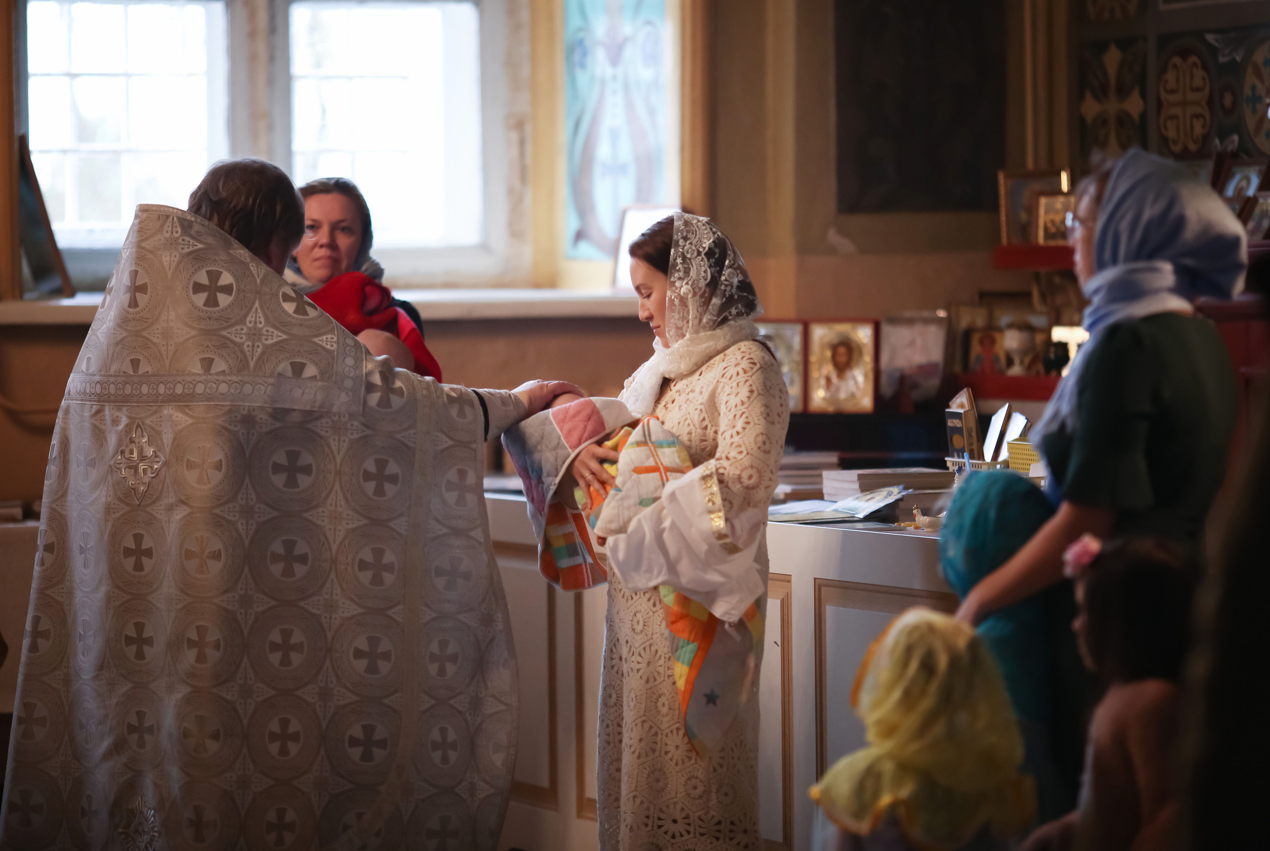 Крещение Ксении. Семейный и детский фотограф Анна Петракова