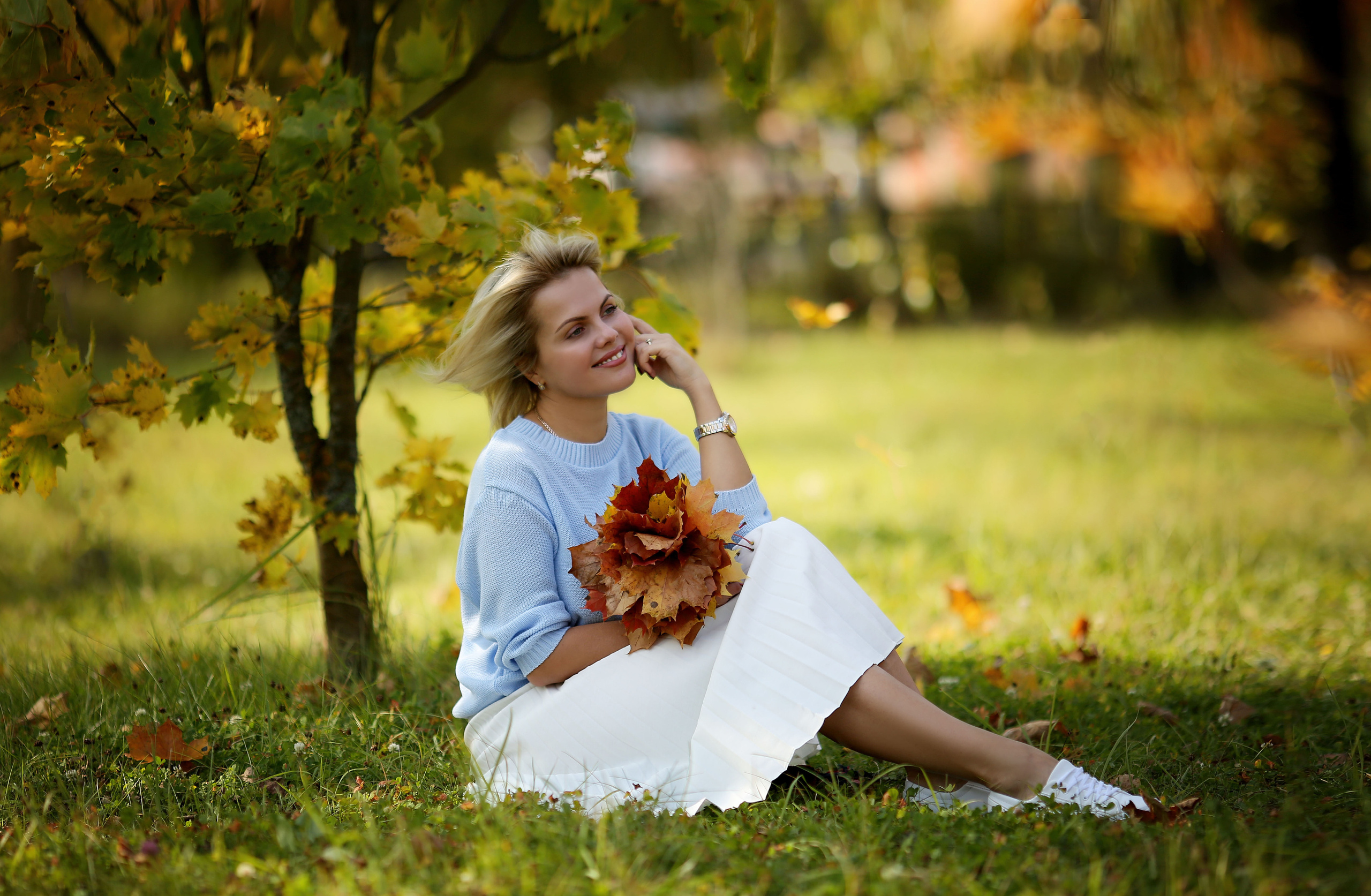 Аня и Даша золотая осень. Семейный и детский фотограф Анна Петракова