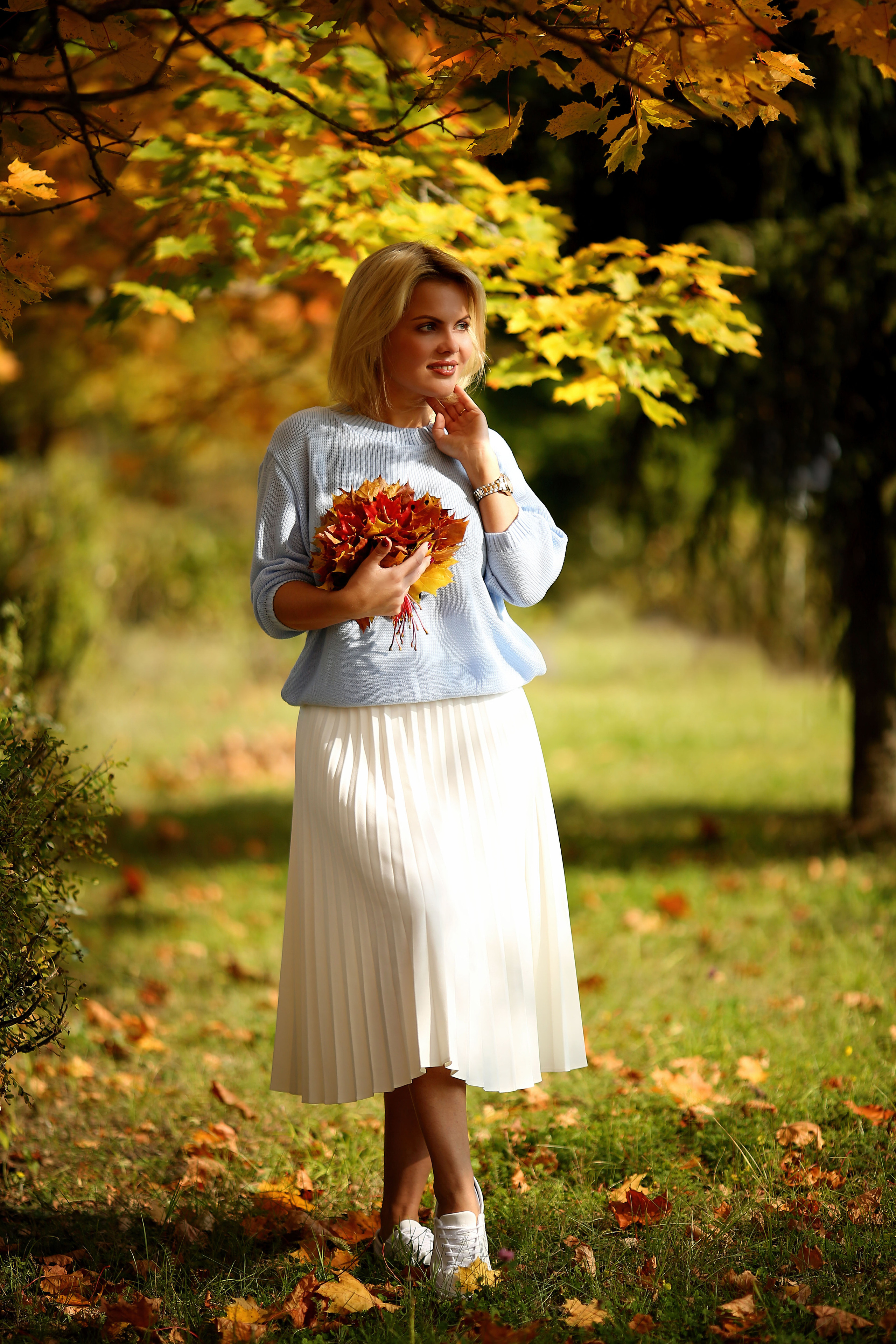 Аня и Даша золотая осень. Семейный и детский фотограф Анна Петракова