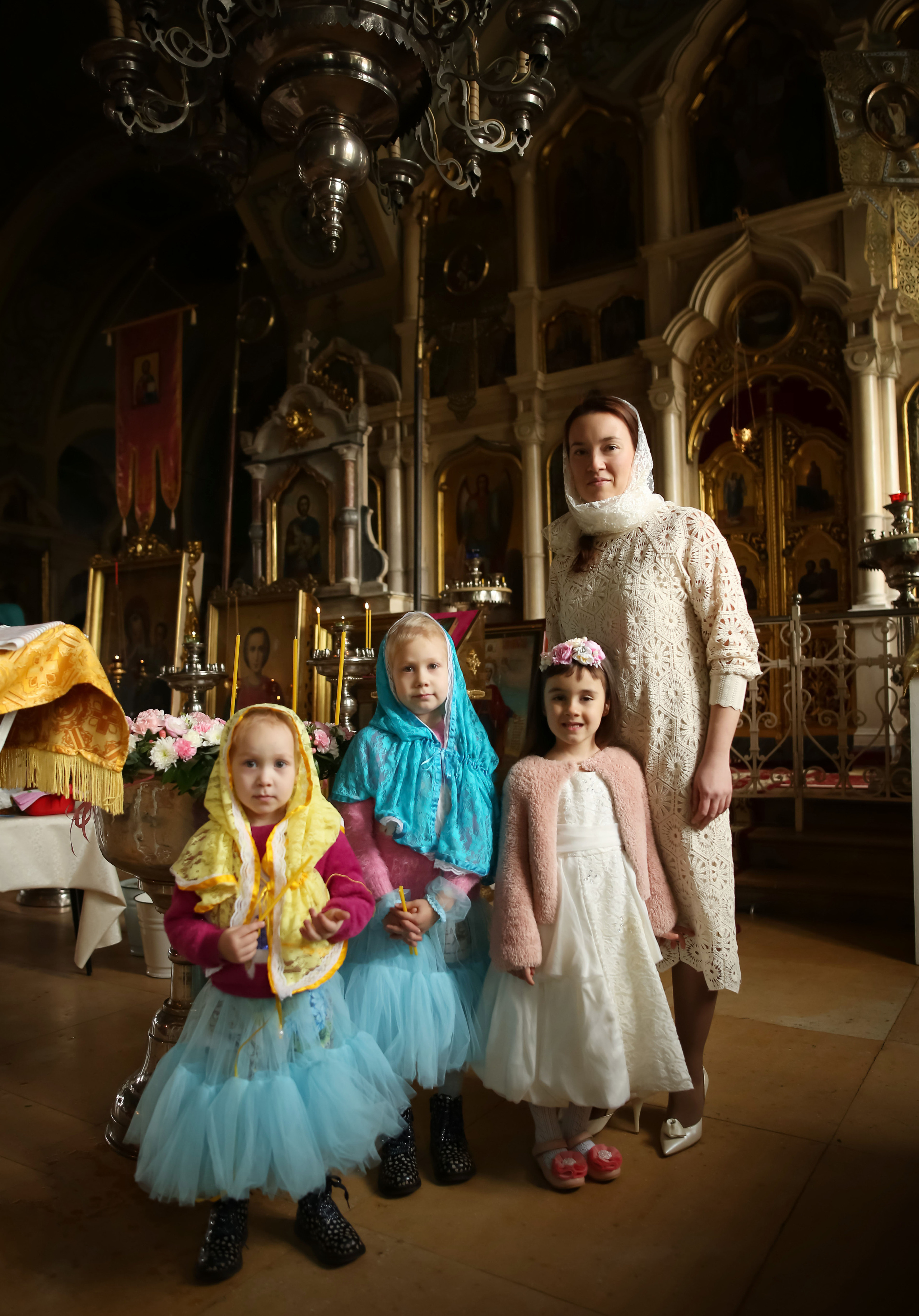 Крещение Ксении. Семейный и детский фотограф Анна Петракова