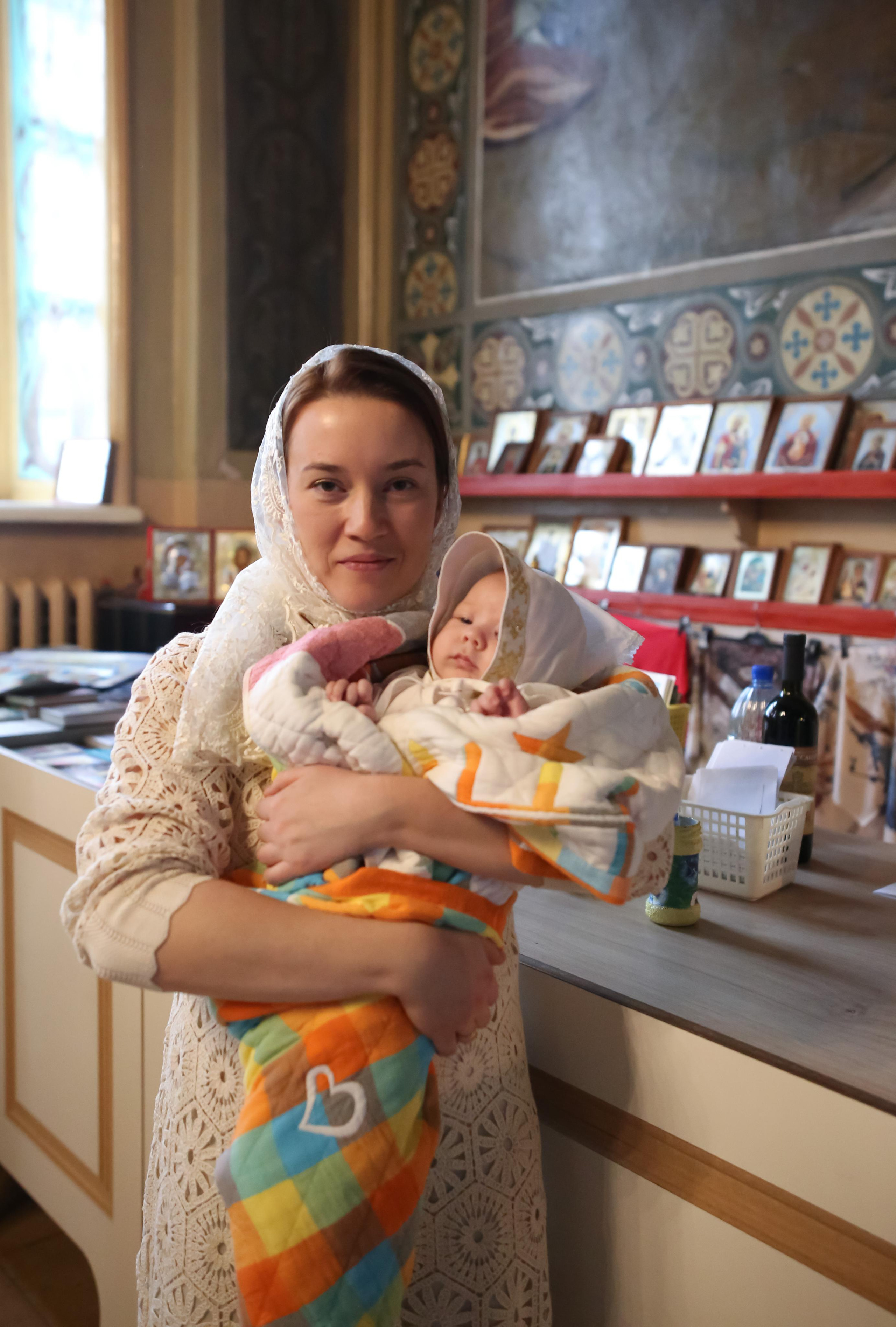 Крещение Ксении. Семейный и детский фотограф Анна Петракова