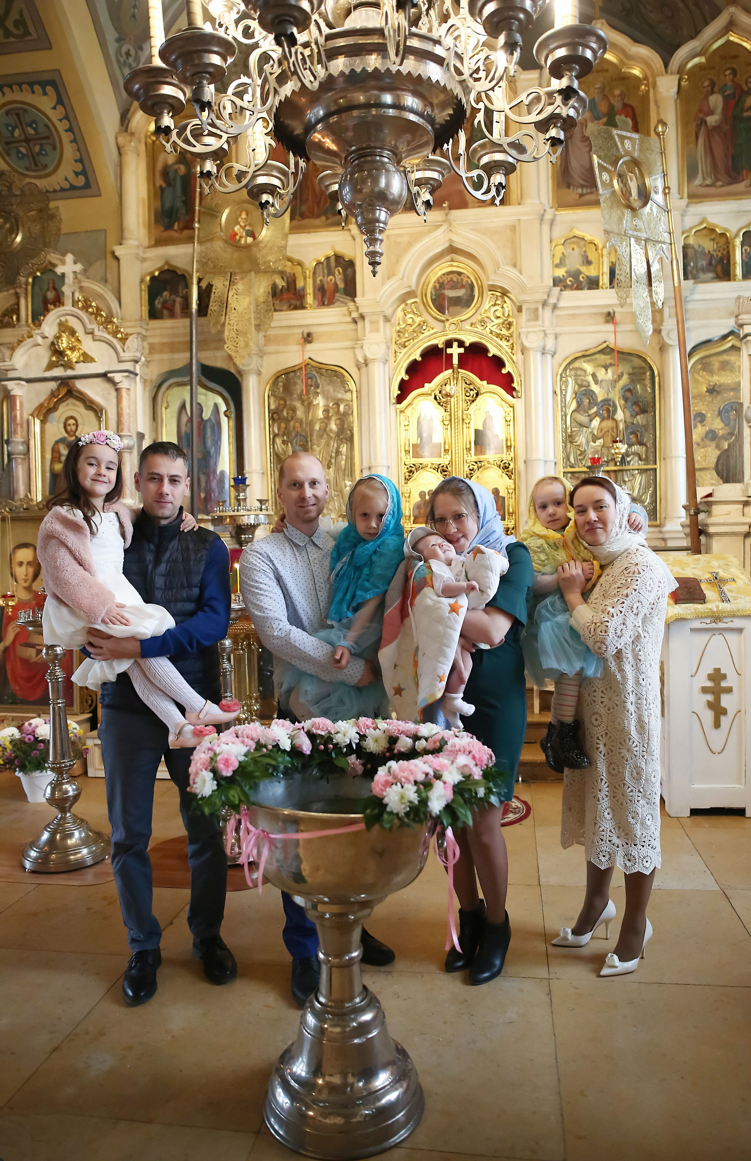 Крещение Ксении. Семейный и детский фотограф Анна Петракова