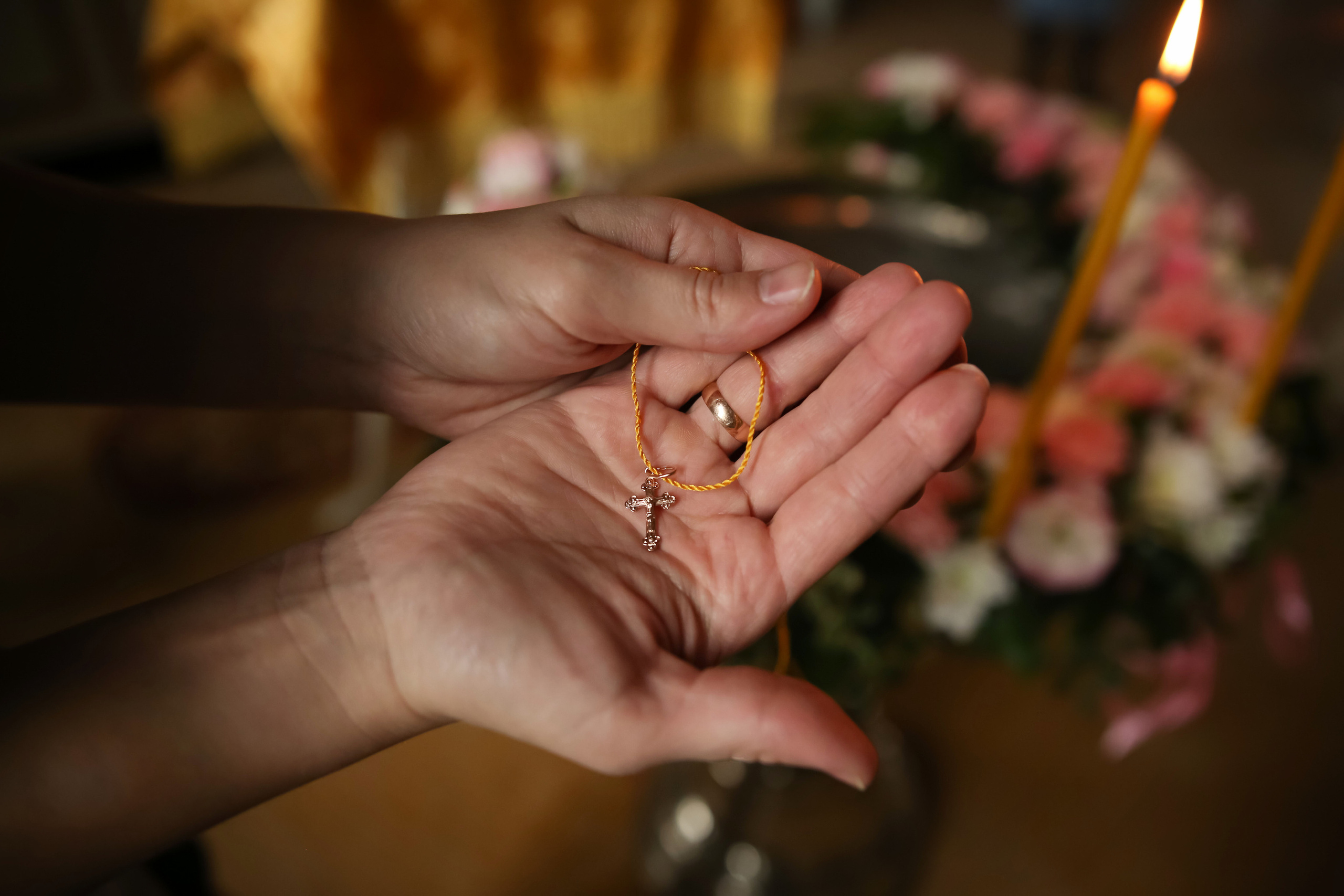 Крещение Ксении. Семейный и детский фотограф Анна Петракова