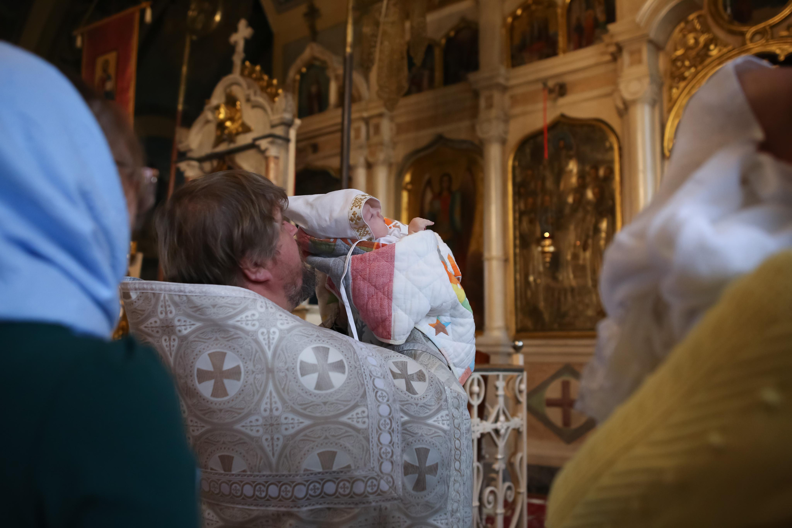 Крещение Ксении. Семейный и детский фотограф Анна Петракова
