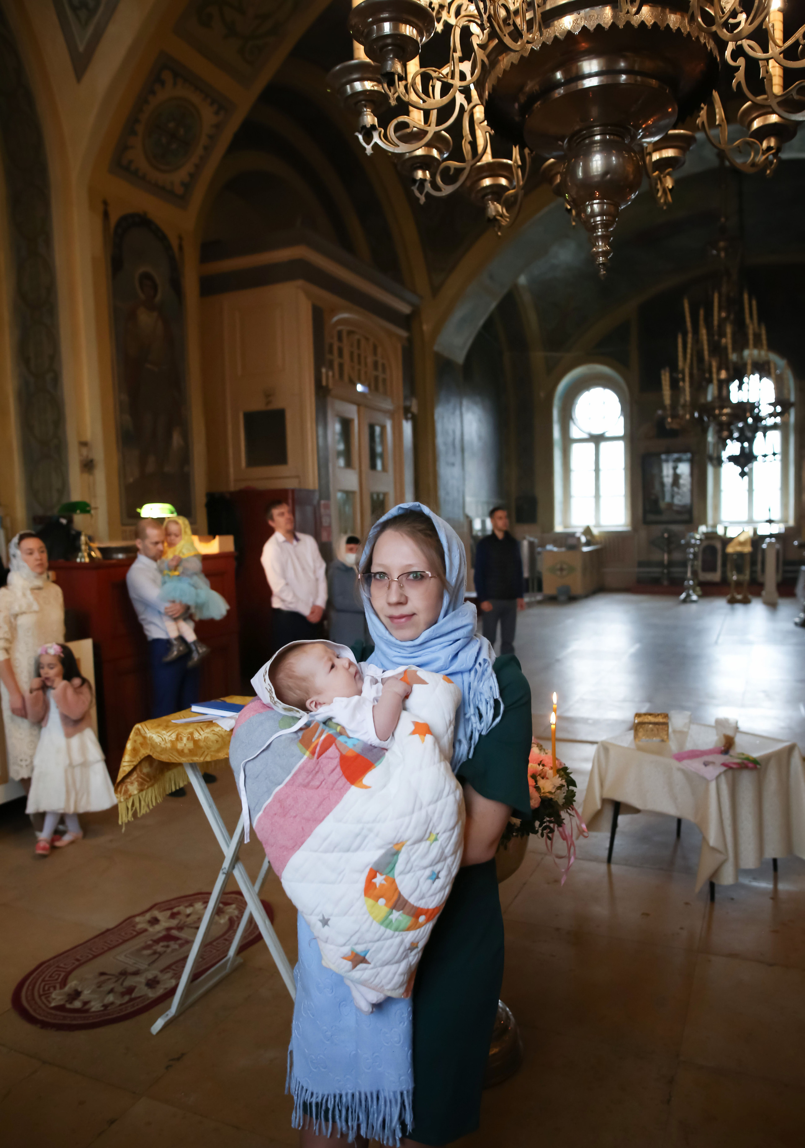 Крещение Ксении. Семейный и детский фотограф Анна Петракова