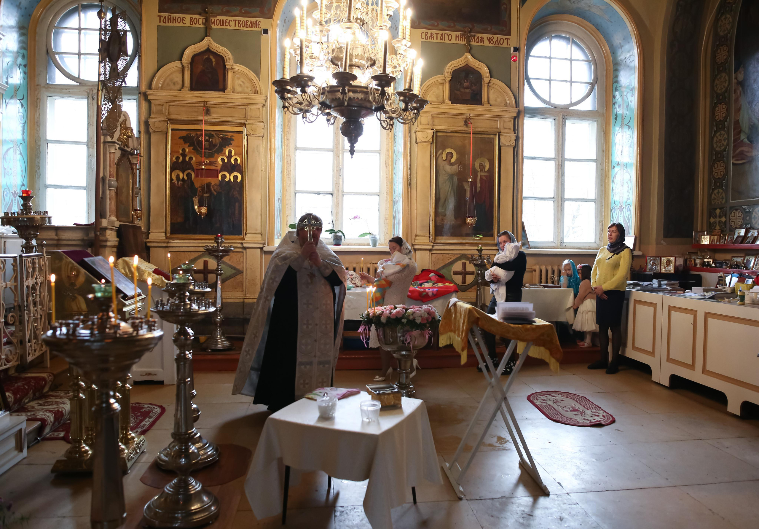 Крещение Ксении. Семейный и детский фотограф Анна Петракова