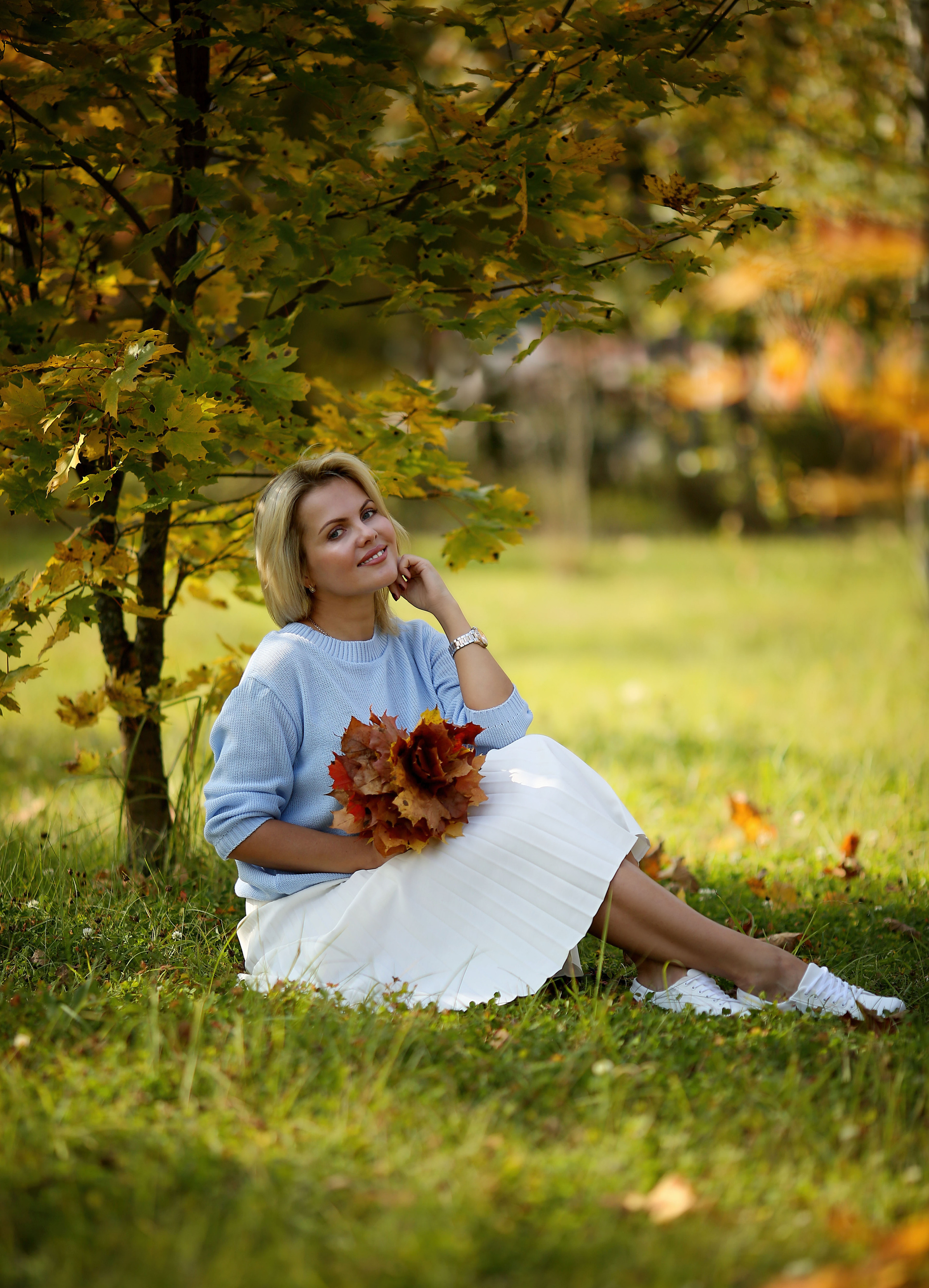 Аня и Даша золотая осень. Семейный и детский фотограф Анна Петракова