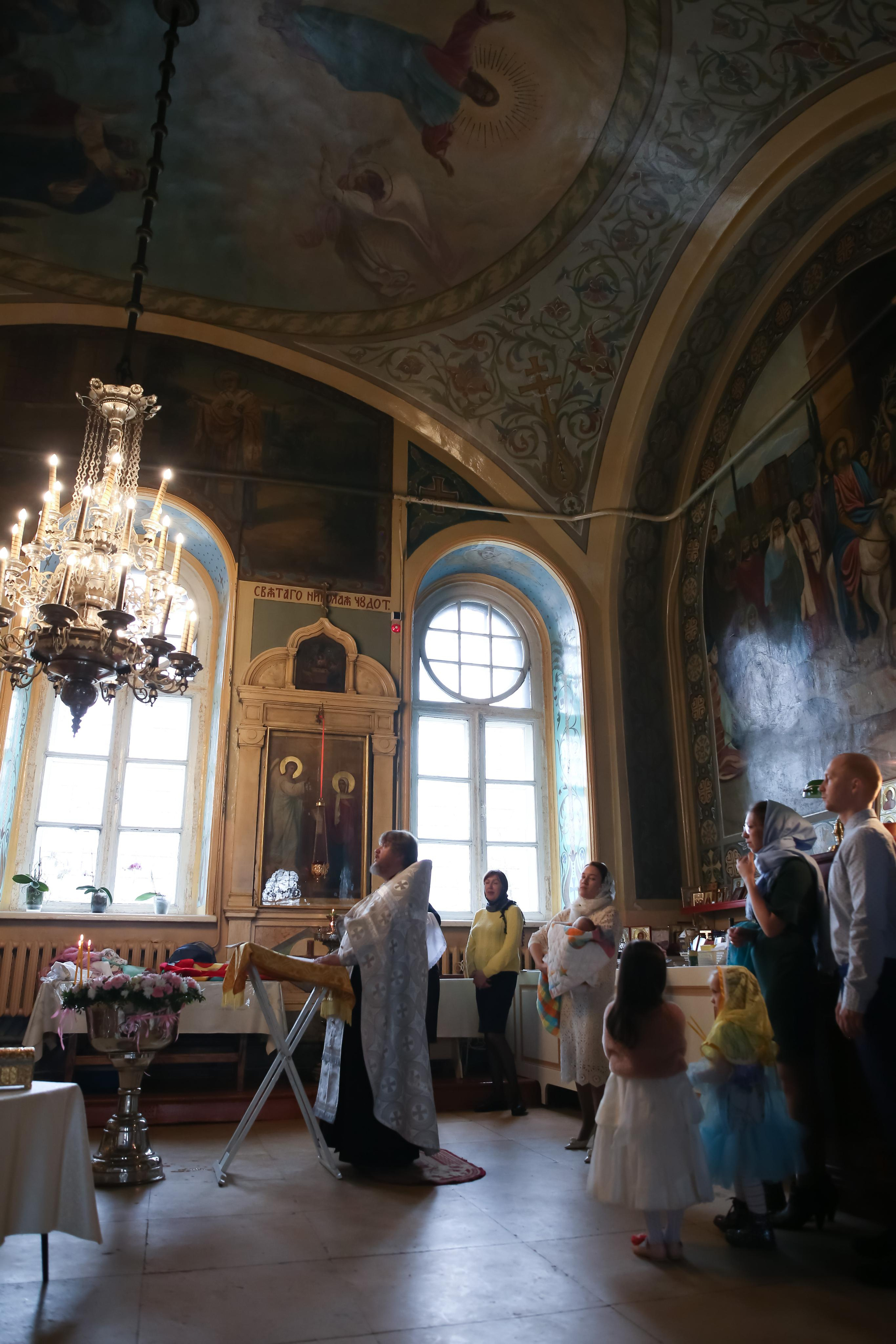 Крещение Ксении. Семейный и детский фотограф Анна Петракова