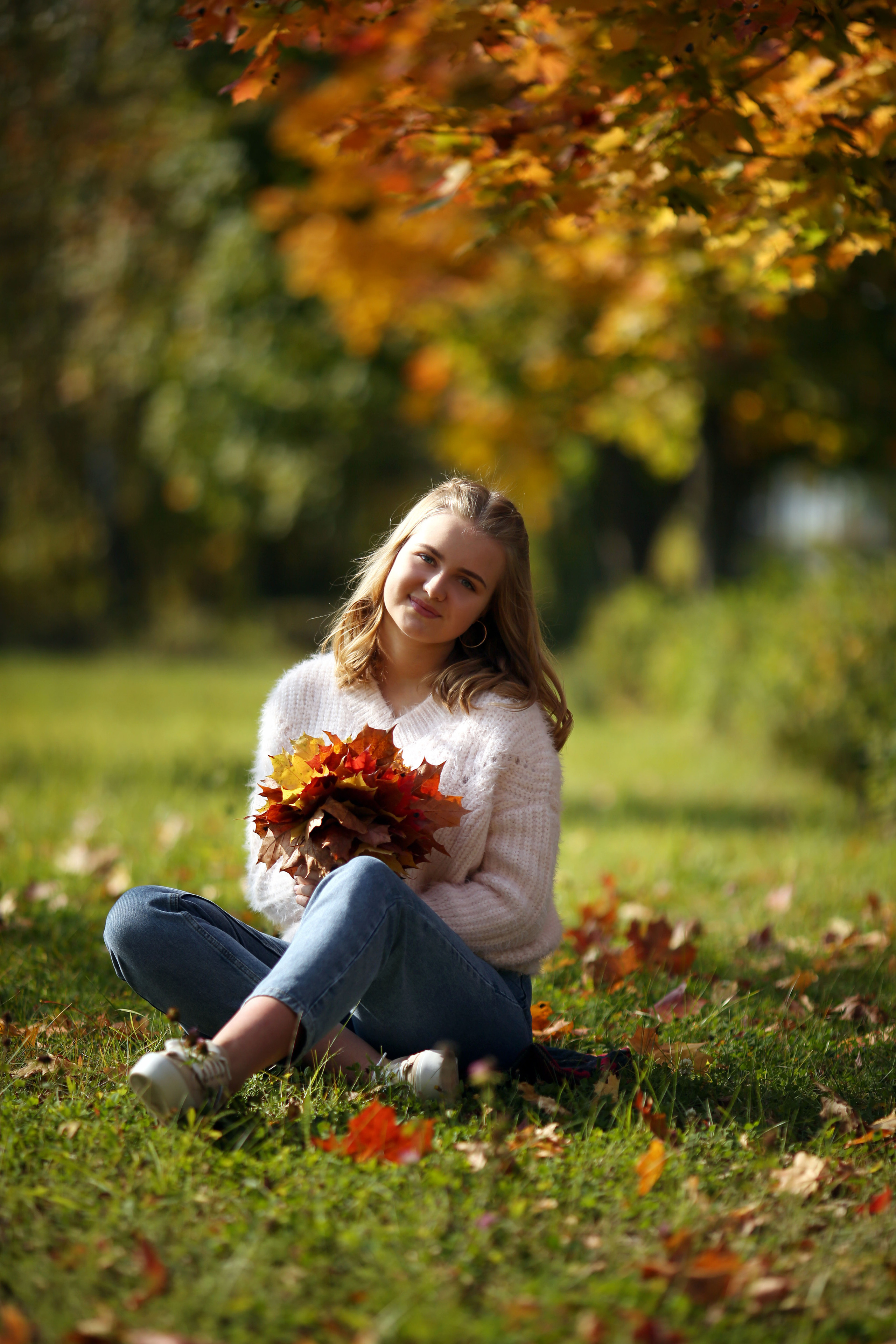 Аня и Даша золотая осень. Семейный и детский фотограф Анна Петракова