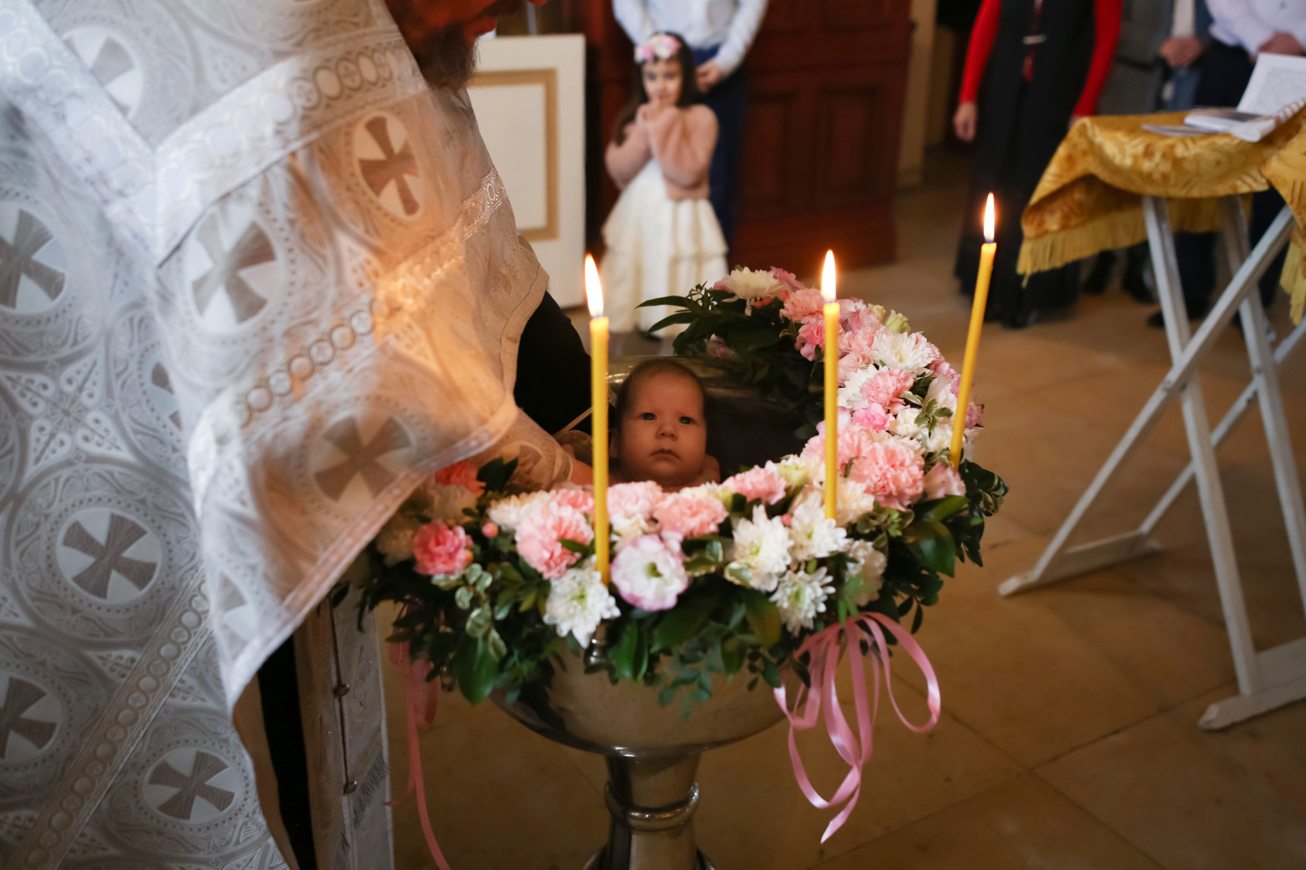 Крещение Ксении. Семейный и детский фотограф Анна Петракова
