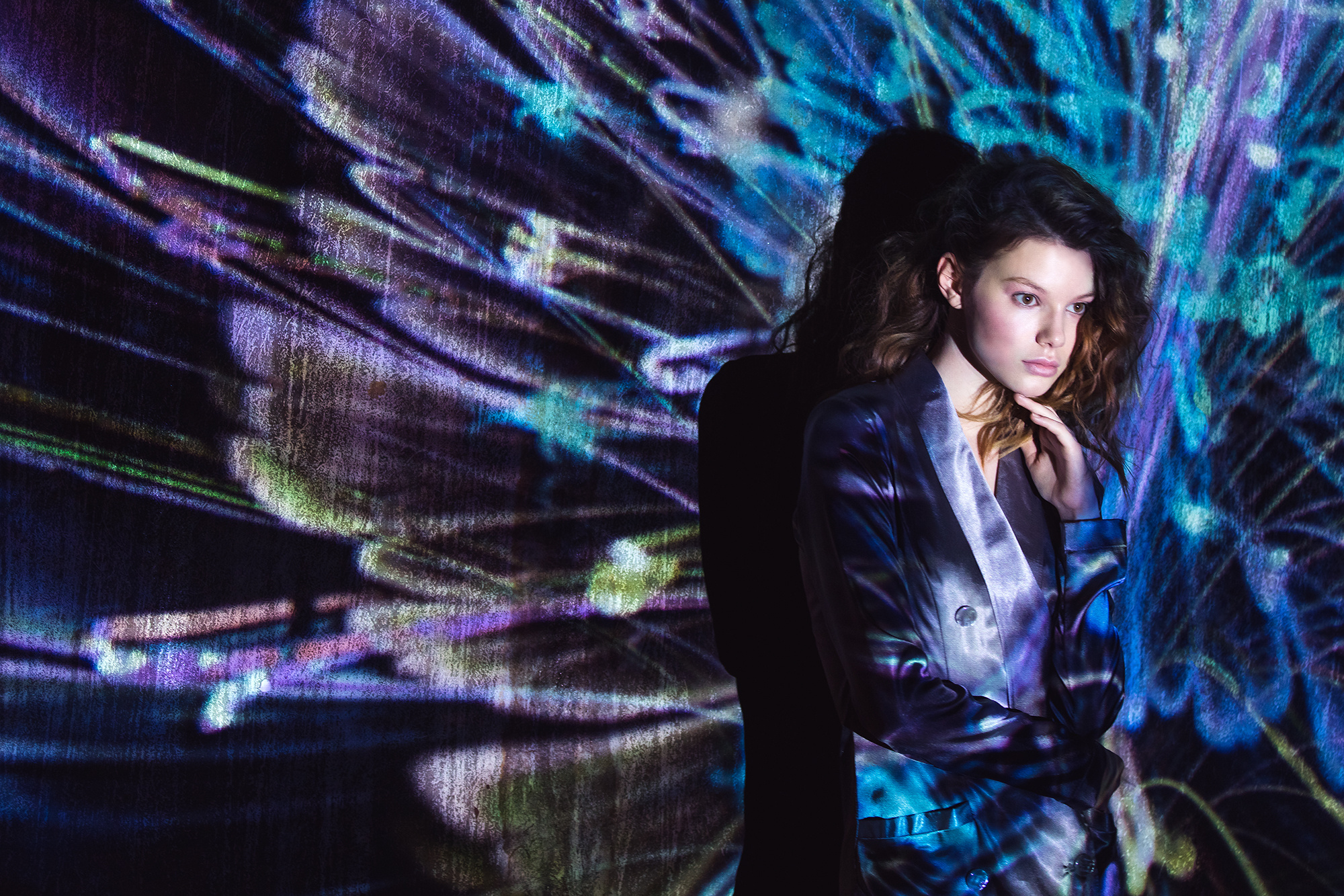 Magic night light projector fashion story. Андрей Усачев фотограф Москва