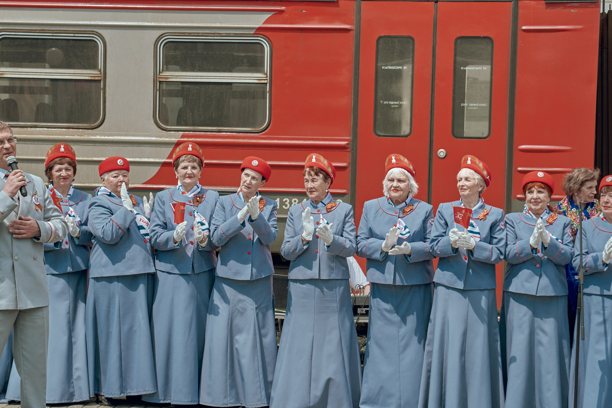 Поезд Победы!. Фотограф во Владивостоке