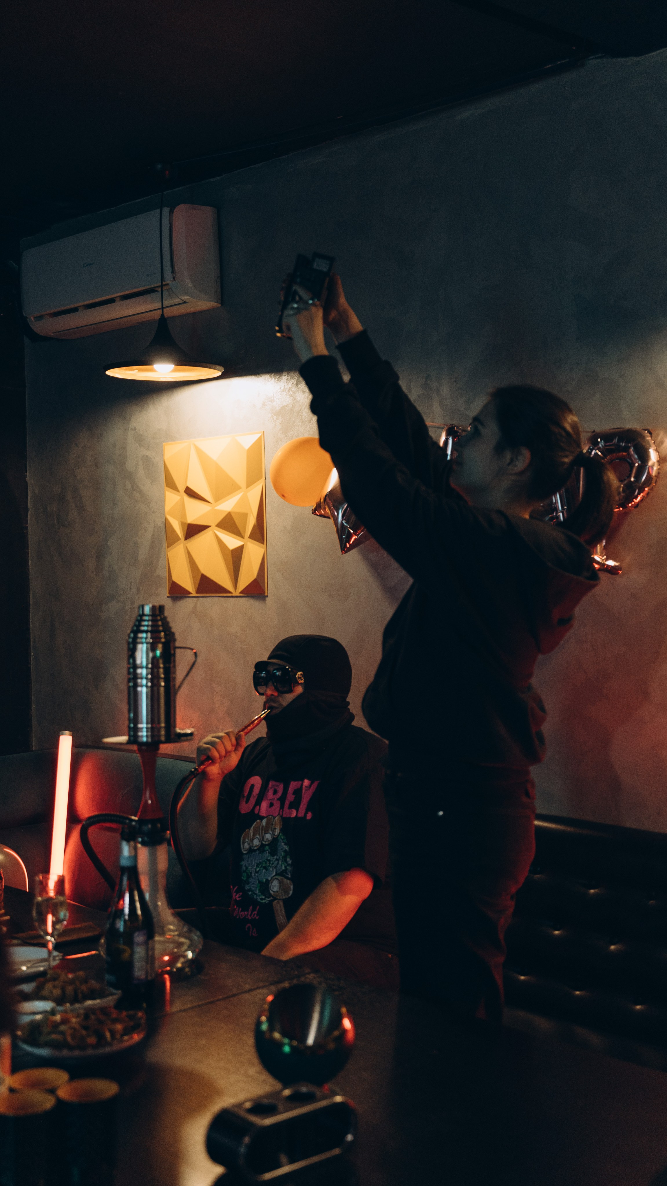 Камила Хакова на съемках клипа Thomas Mraz и Oushenti - Пустышка/Скучно