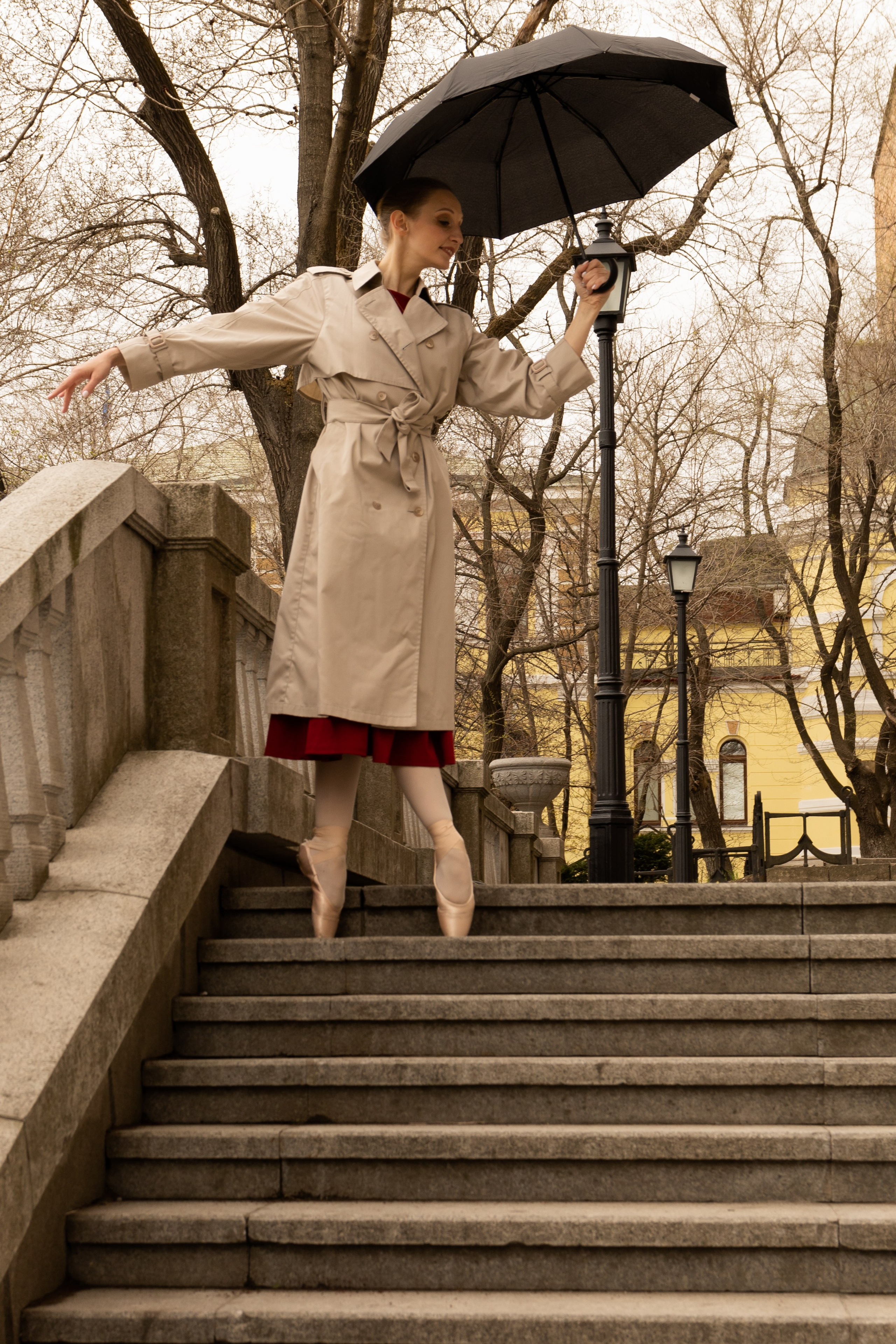 Балерина в городе. Фотограф Владивосток