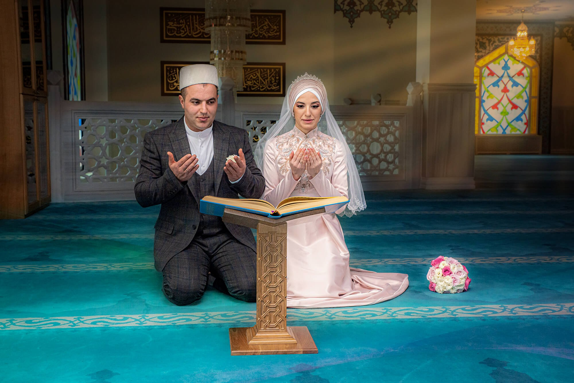 Никах Дерья и Зульфия. Стилист, видеограф, фотограф на никах и свадьбу в Москве, Лейла Влад nikahmsk