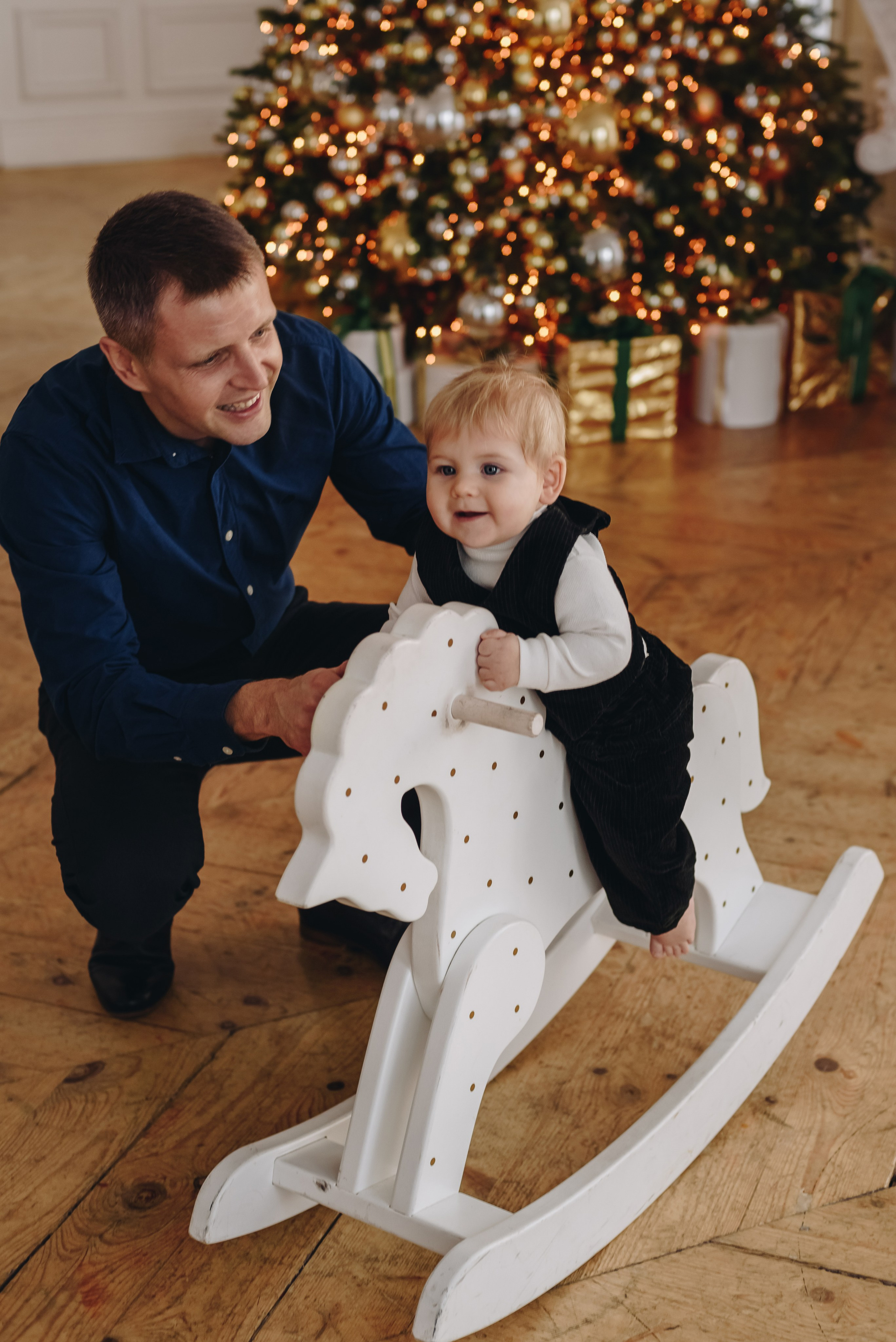 Новогодняя фотосессия в фотостудии. Фотограф Юлия Кондратьева