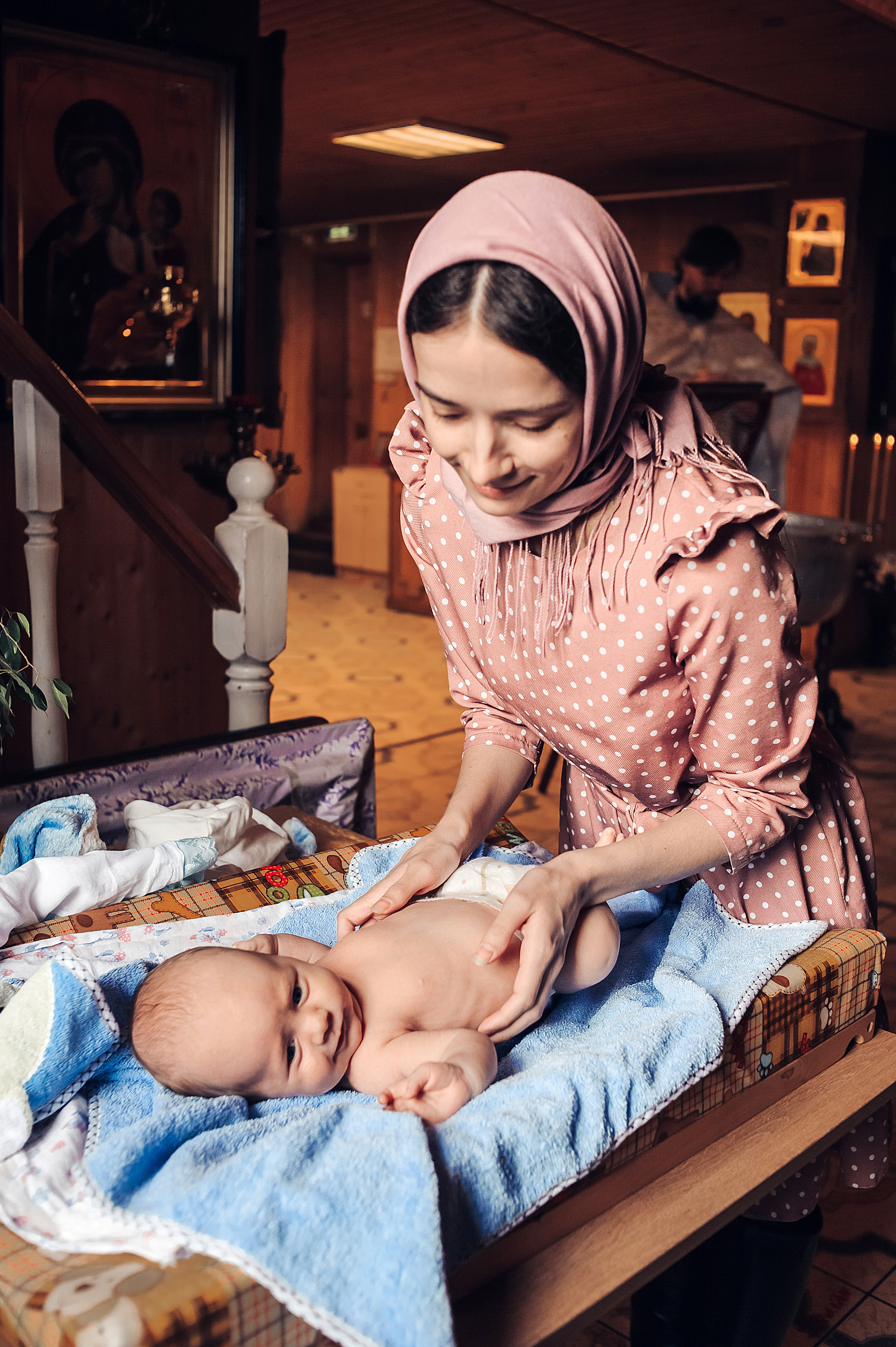 Таинство крещения. Детский и семейный фотограф Москва Рязань