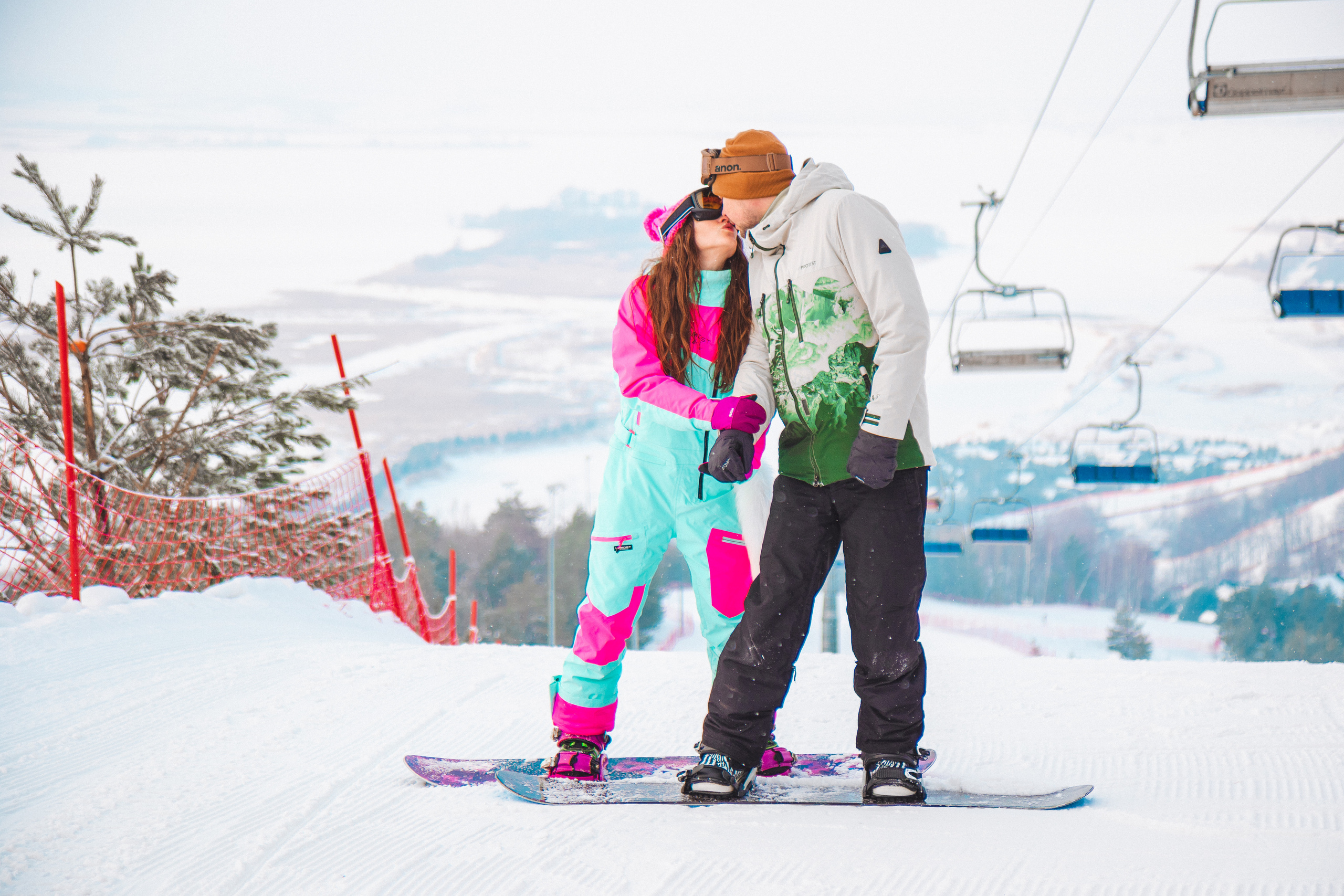 Съёмка на горнолыжном курорте для Инны и Ирека. Фотограф в Казани Кристина Цыганова