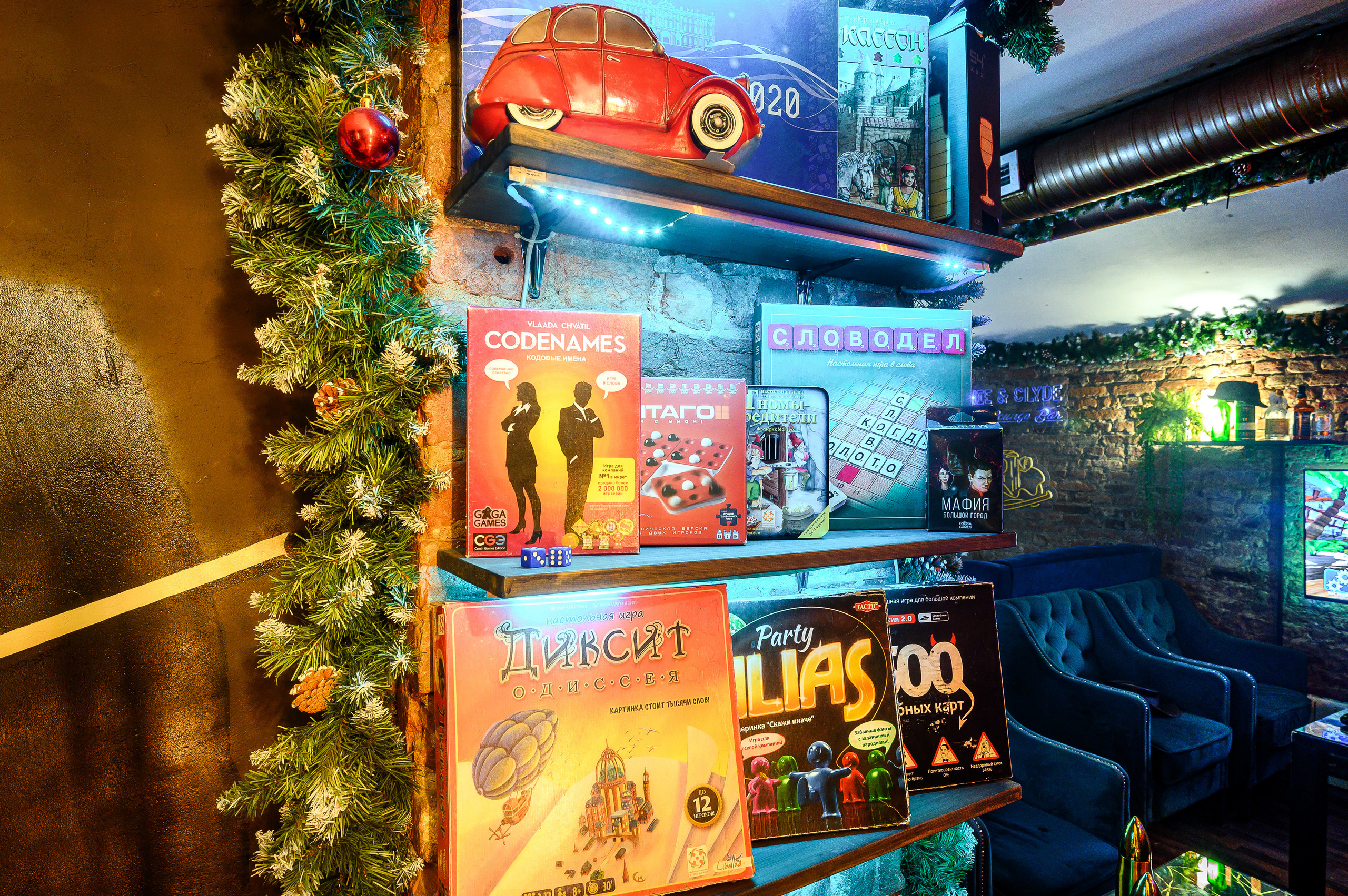 Лаунж-бар Bonnie and Clyde. Интерьерный фотограф. Фото- видеосъемка недвижимости Санкт-Петербург