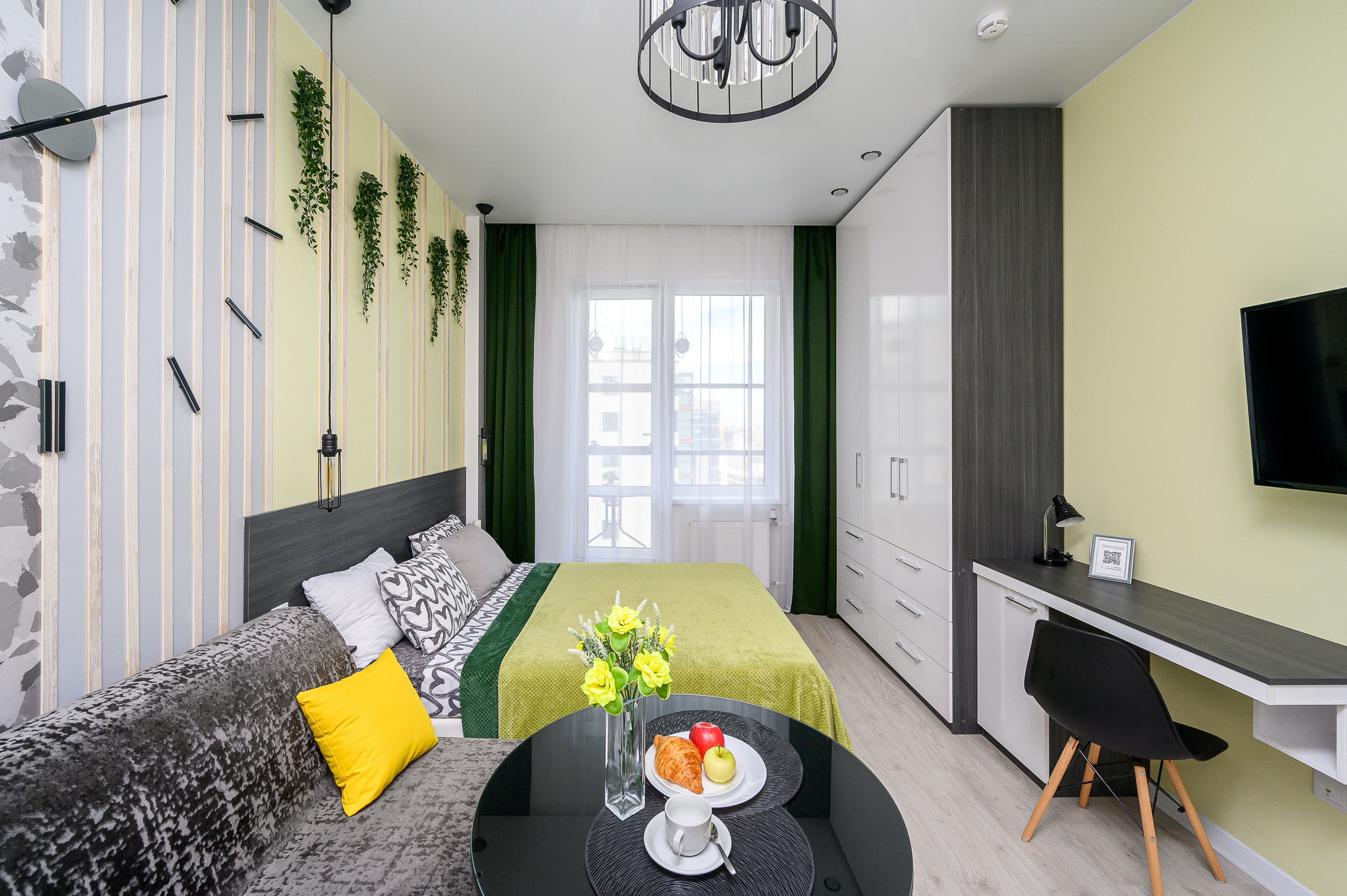 Красивая студия под сдачу в аренду. Интерьерный фотограф. Фото- видеосъемка недвижимости Санкт-Петербург