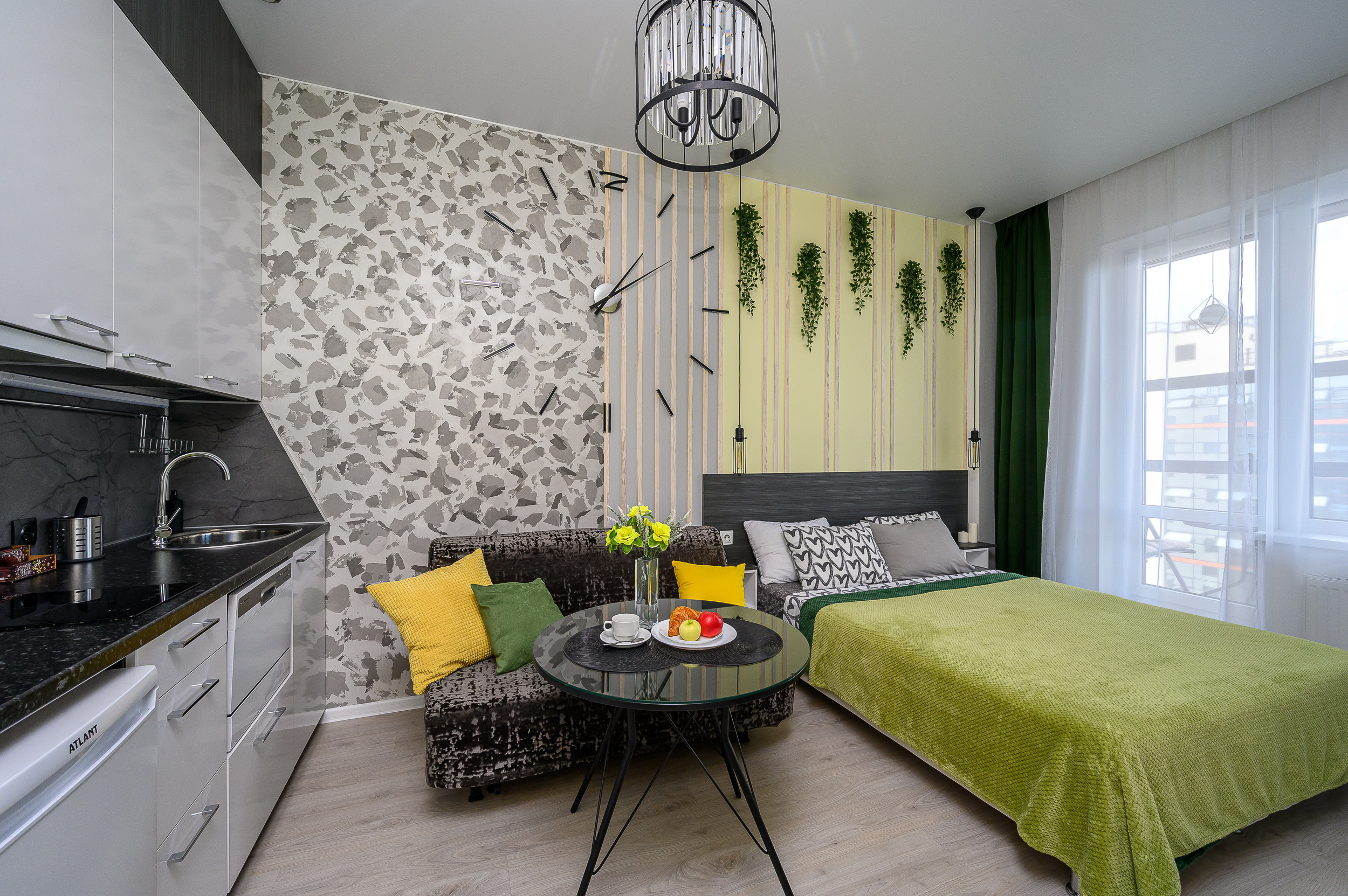 Красивая студия под сдачу в аренду. Интерьерный фотограф. Фото- видеосъемка недвижимости Санкт-Петербург