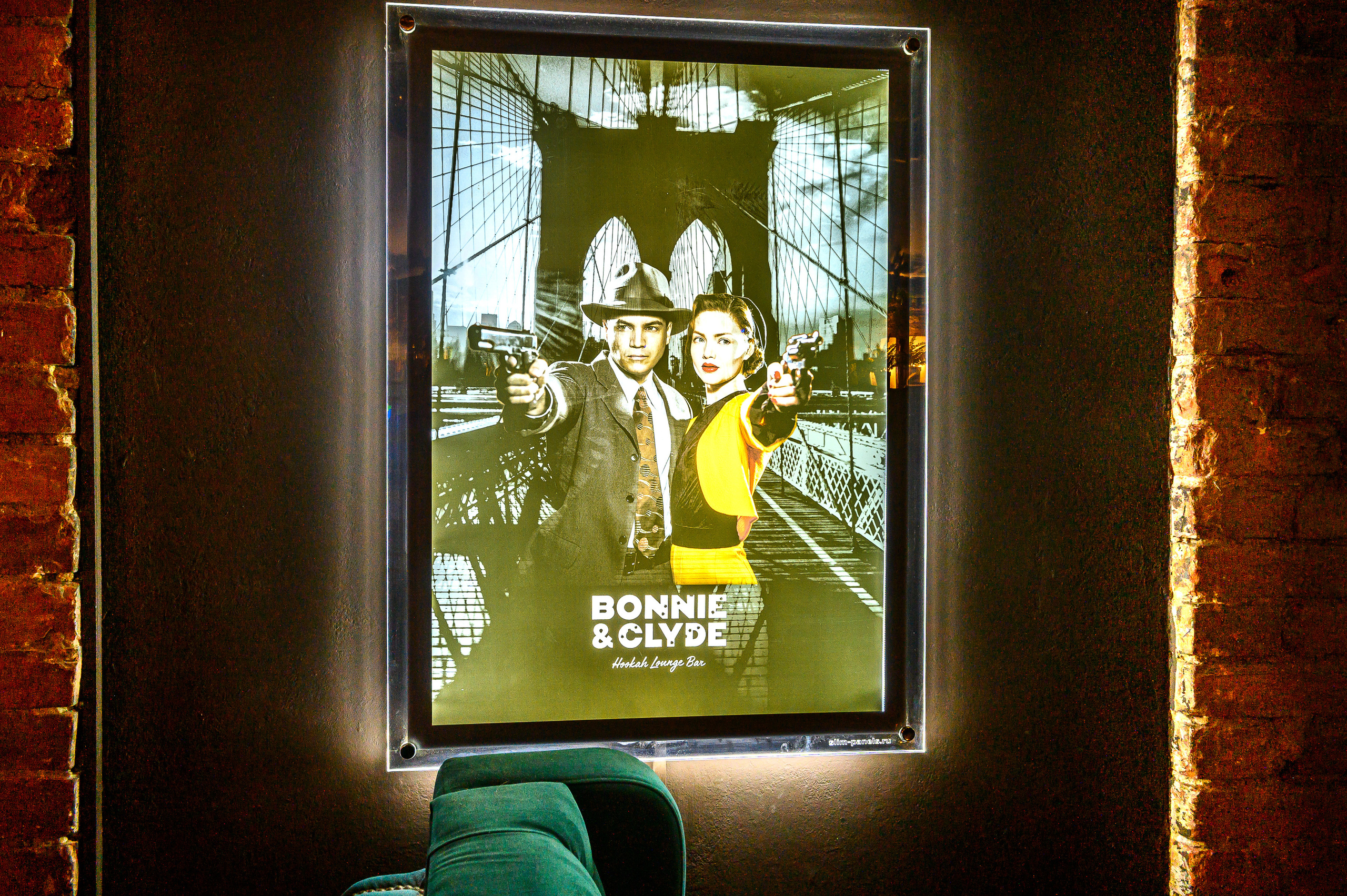 Лаунж-бар Bonnie and Clyde. Интерьерный фотограф. Фото- видеосъемка недвижимости Санкт-Петербург
