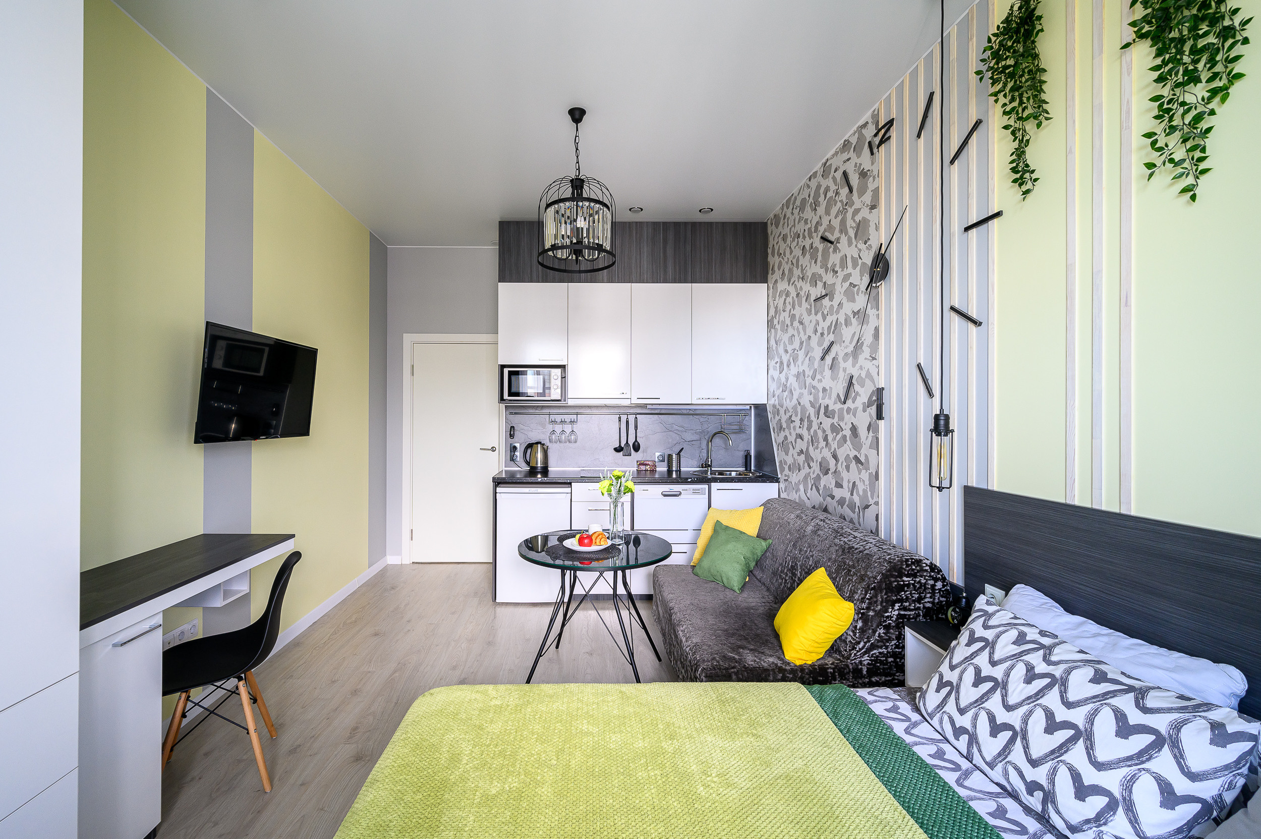 Красивая студия под сдачу в аренду. Интерьерный фотограф. Фото- видеосъемка недвижимости Санкт-Петербург