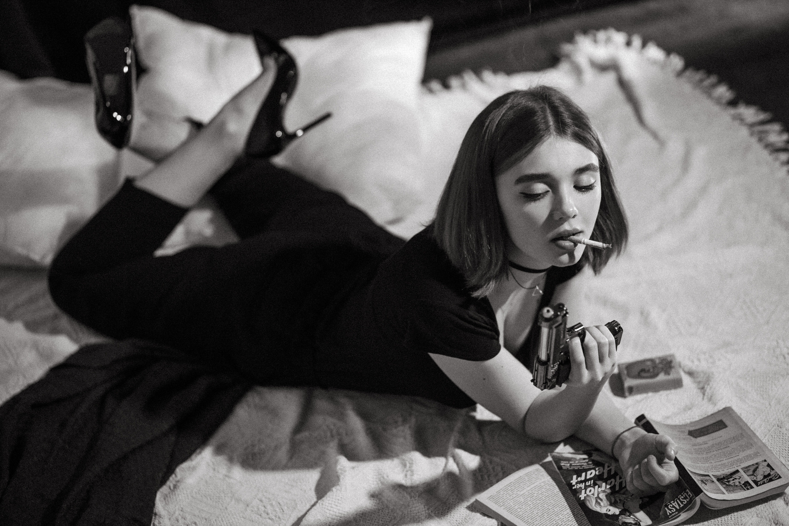 Pulp Fiction. Фотосъемка в Москве. Стильные портреты, уютные семейные съемки, романт