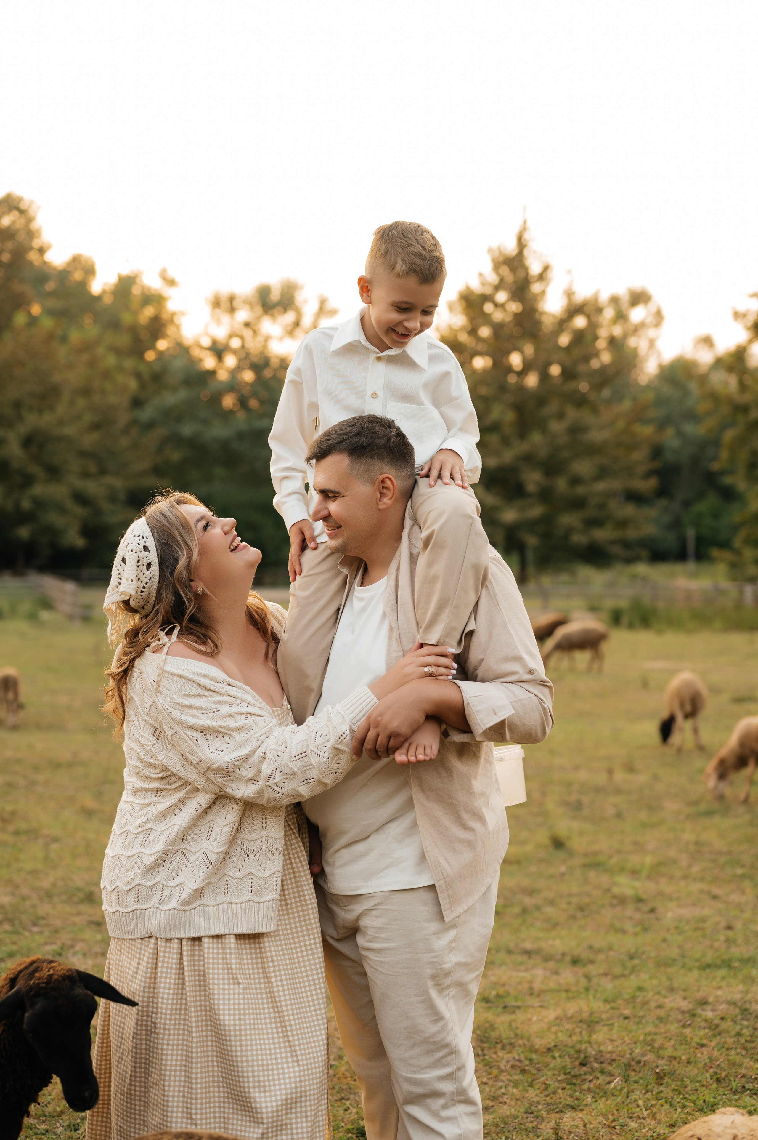Семейная фотосессия на ферме. Свадебный и семейный фотограф в Краснодаре Алина Мельник
