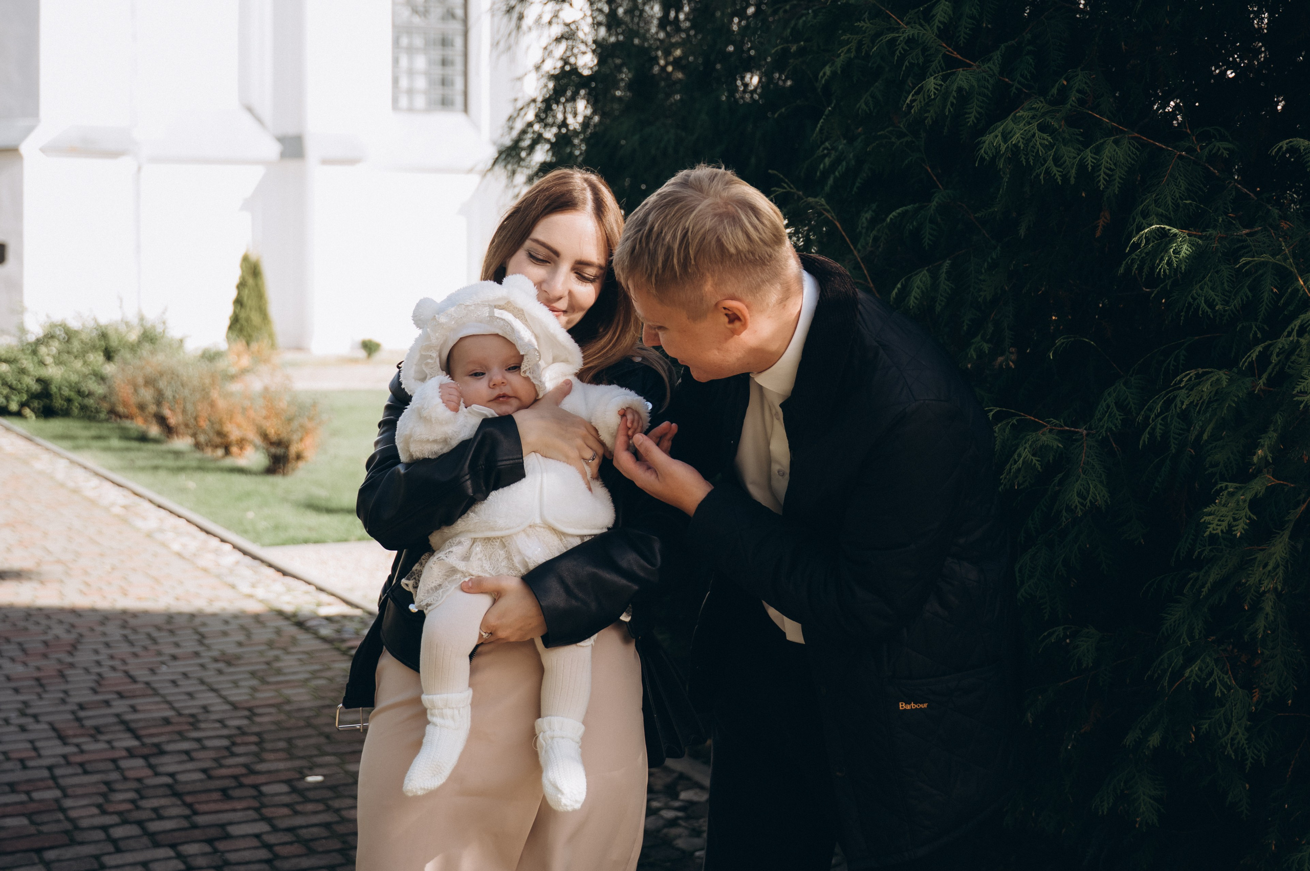 Крещение Эмили (Золотогорский костёл Пресвятой Троицы). Семейный фотограф в Минске Дарья Дреко