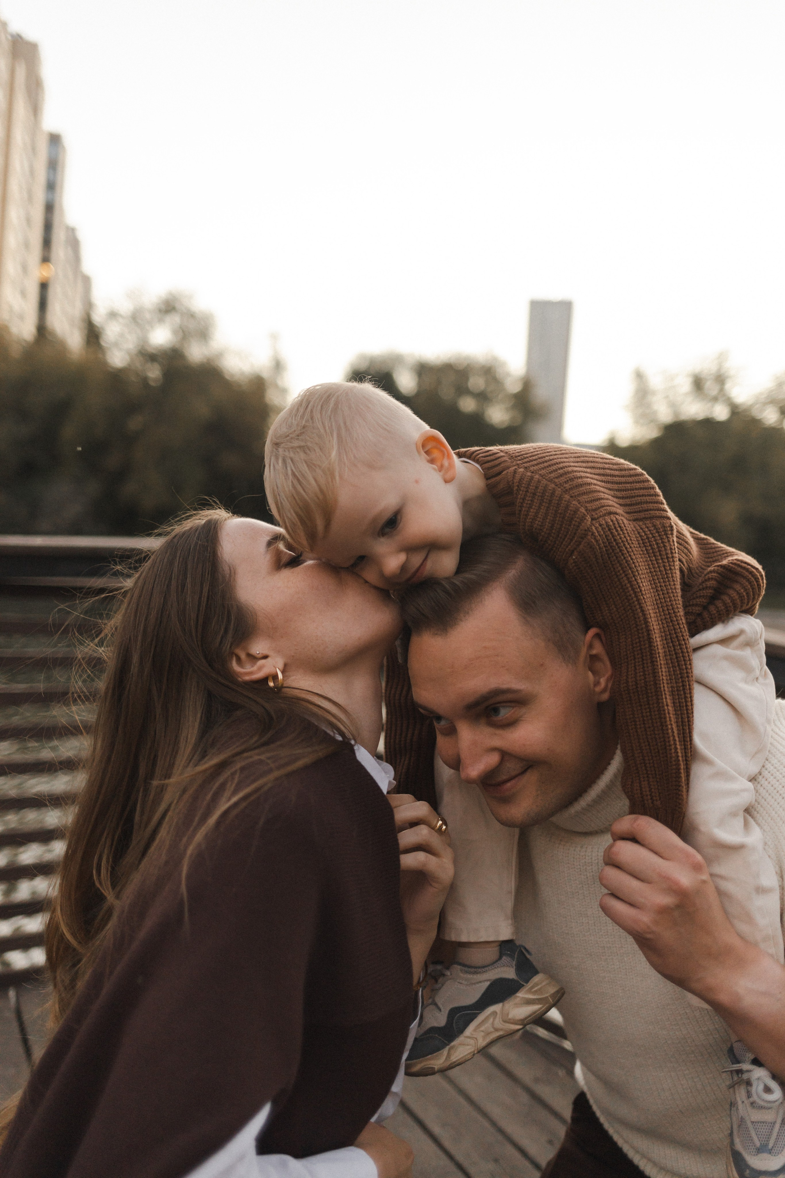 Илья, Марина и Максим. Семейный фотограф в Москве