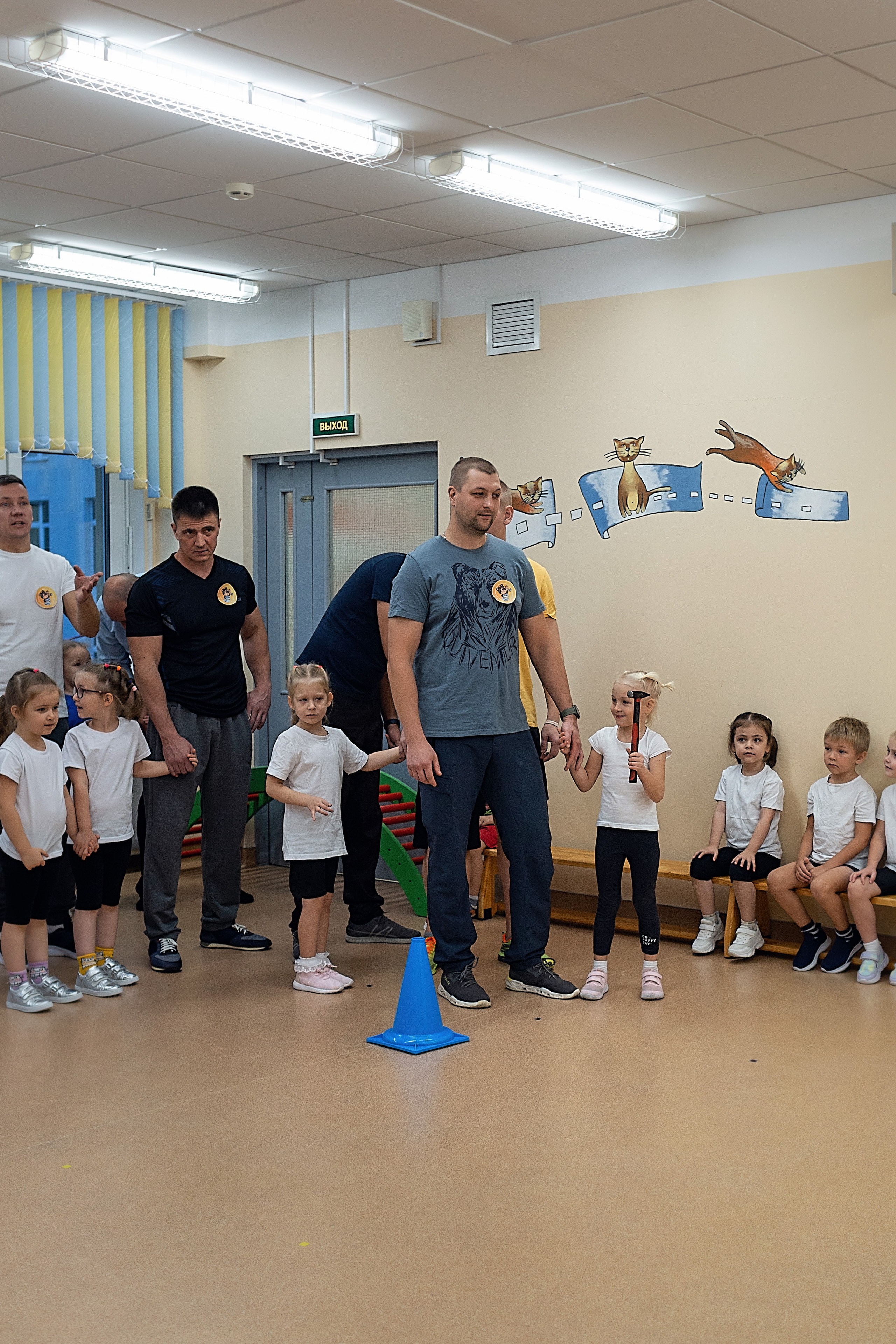День пап в детском саду_2024. Семейный фотограф в Санкт-Петербурге