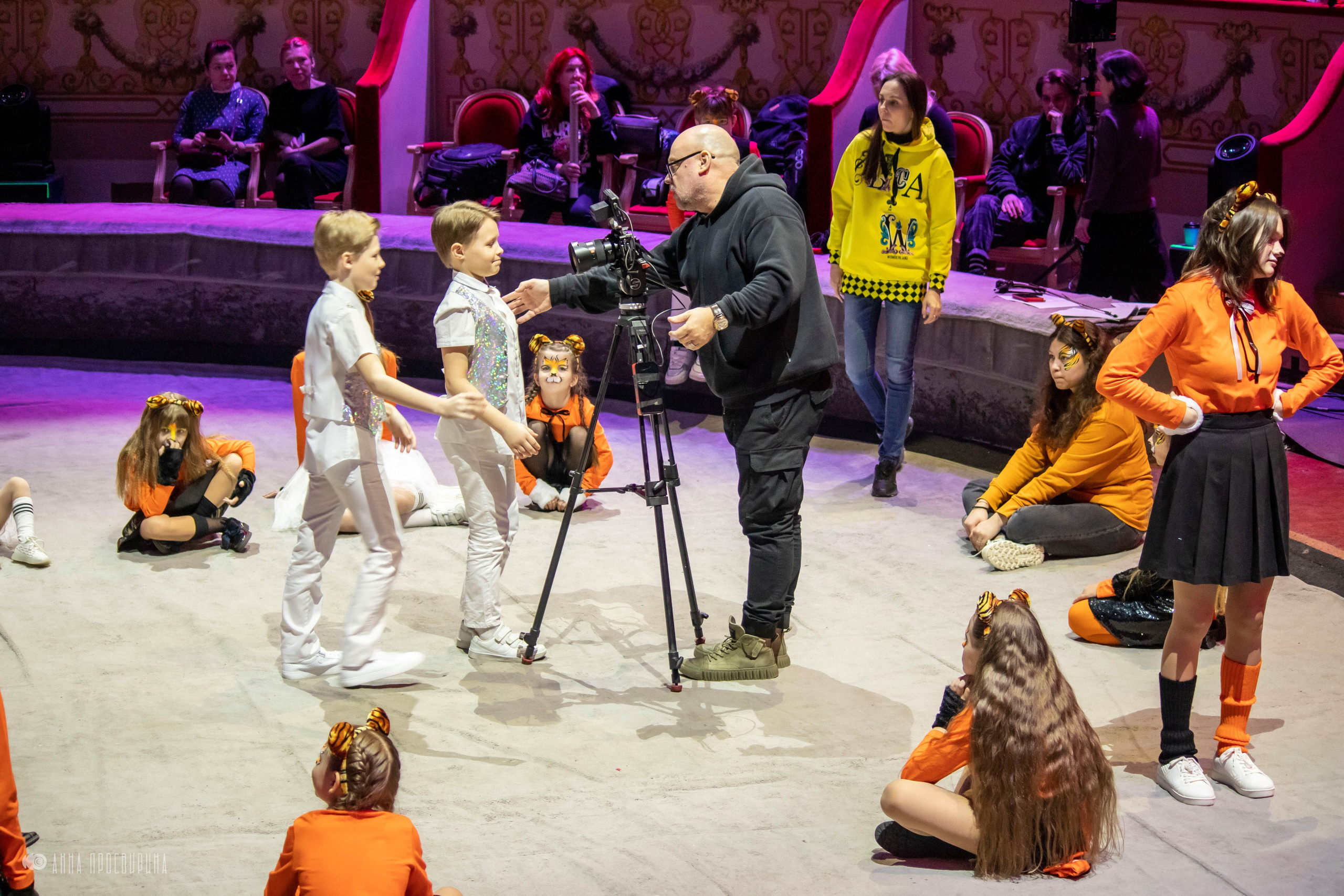 Бекстейдж съемок клипа в Цирке. Ваш фотограф в Санкт-Петербурге Анна Просвирина