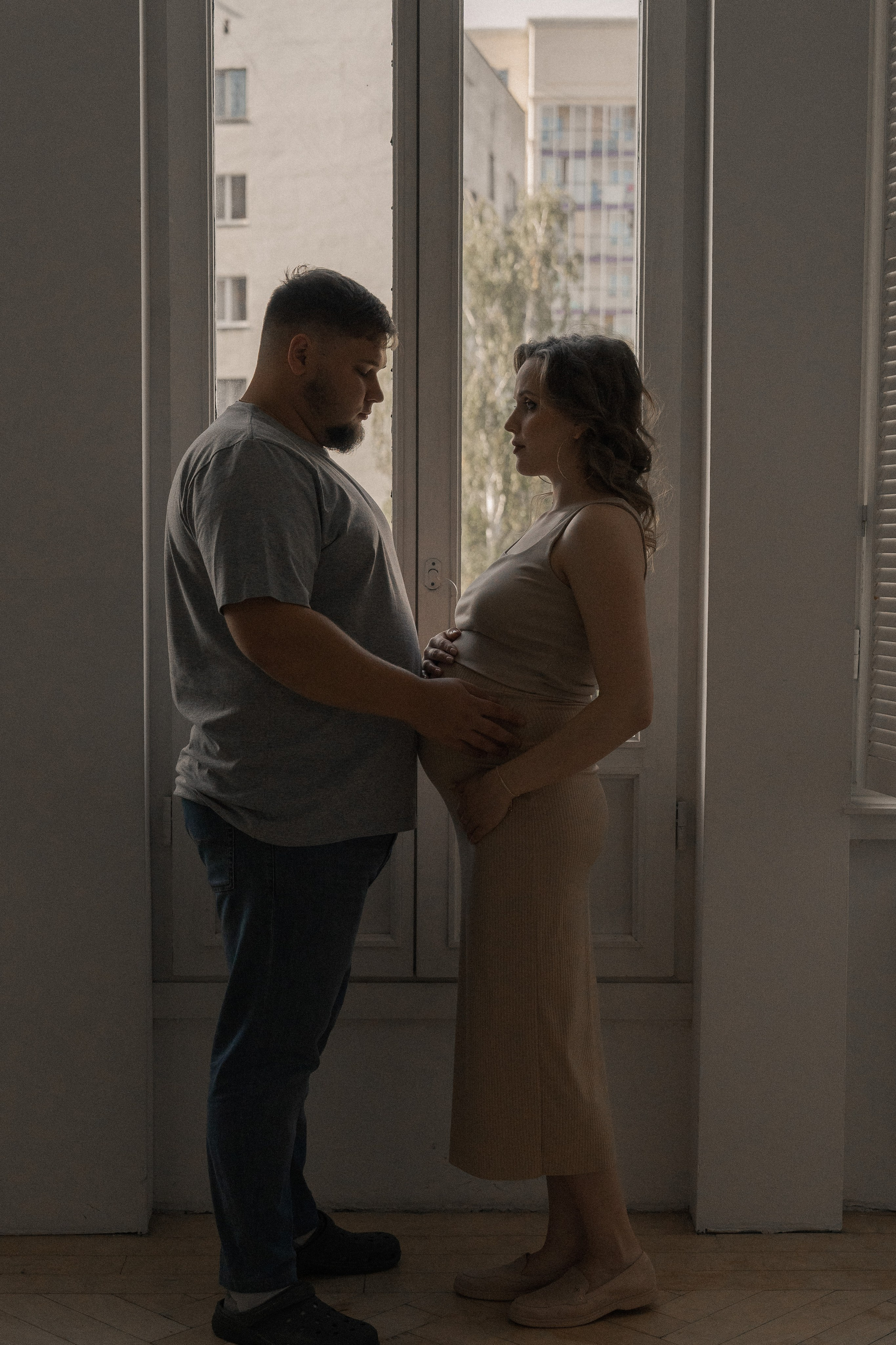 Семейная съемка в ожидании в студии WhiteGarden. Семейный фотограф Екатеринбург Татьяна Девятых