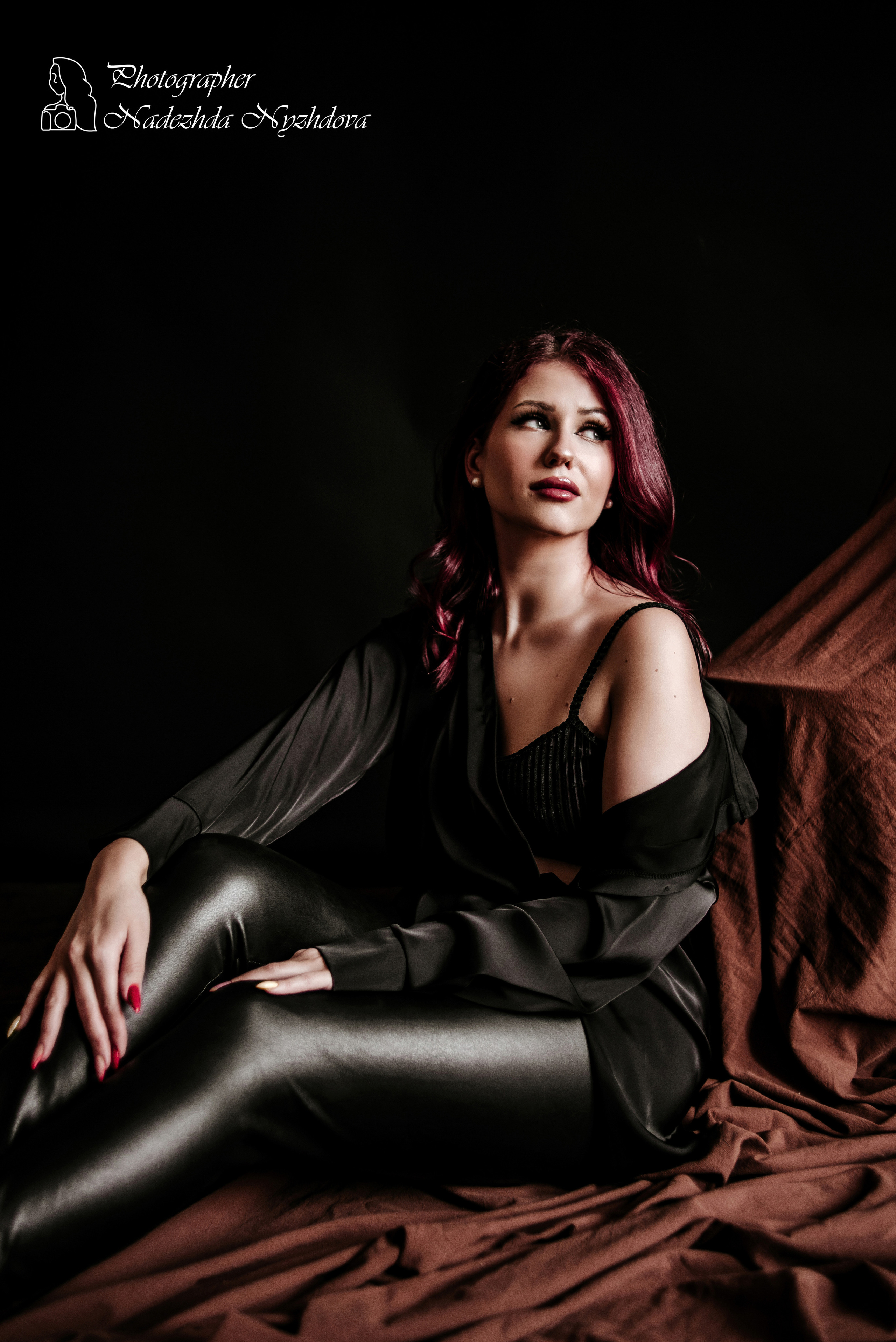 Женский портрет в тканях ♡. Свадебный фотограф в Санкт-Петербурге Надежда Нуждова