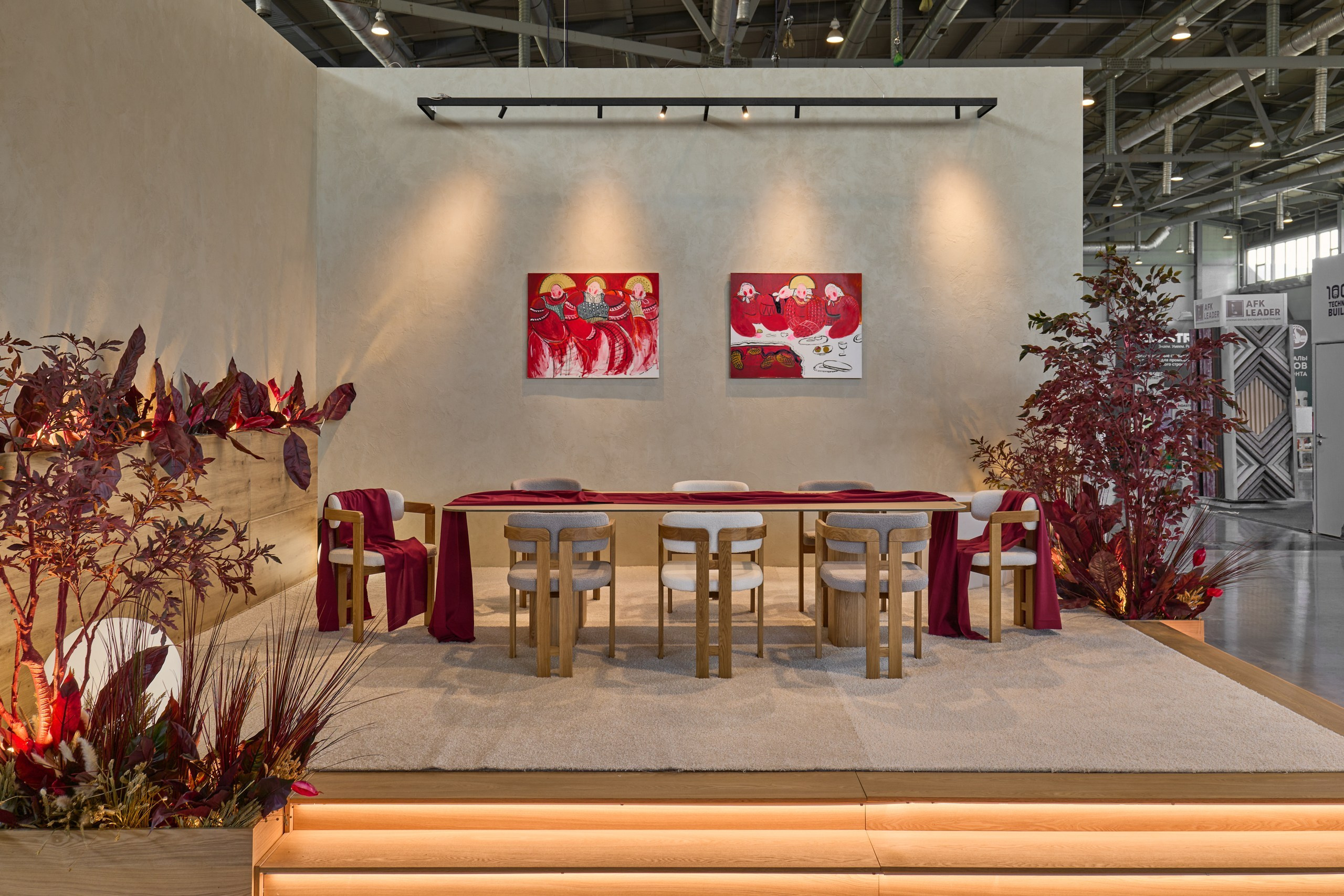 Фотосъемка стендов дизайнеров интерьера на выставке форум 100+ 2024 год. Интерьерный фотограф. Фотограф архитектуры