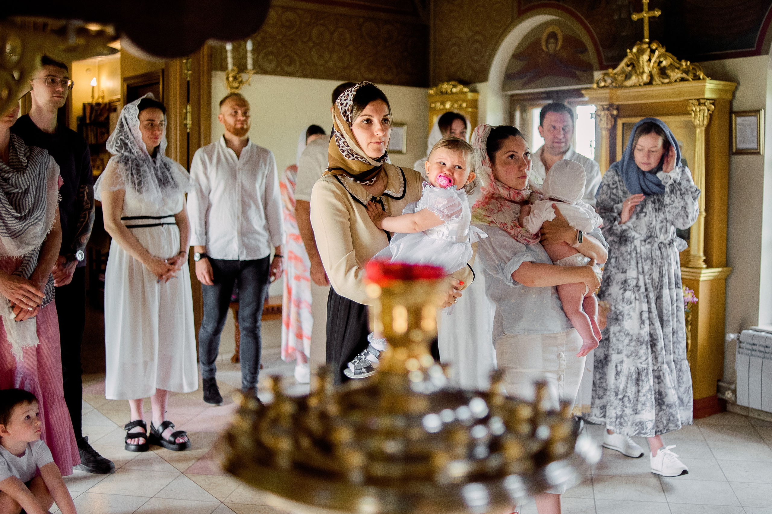 Крещение Ники. Фотограф Юлия Попова