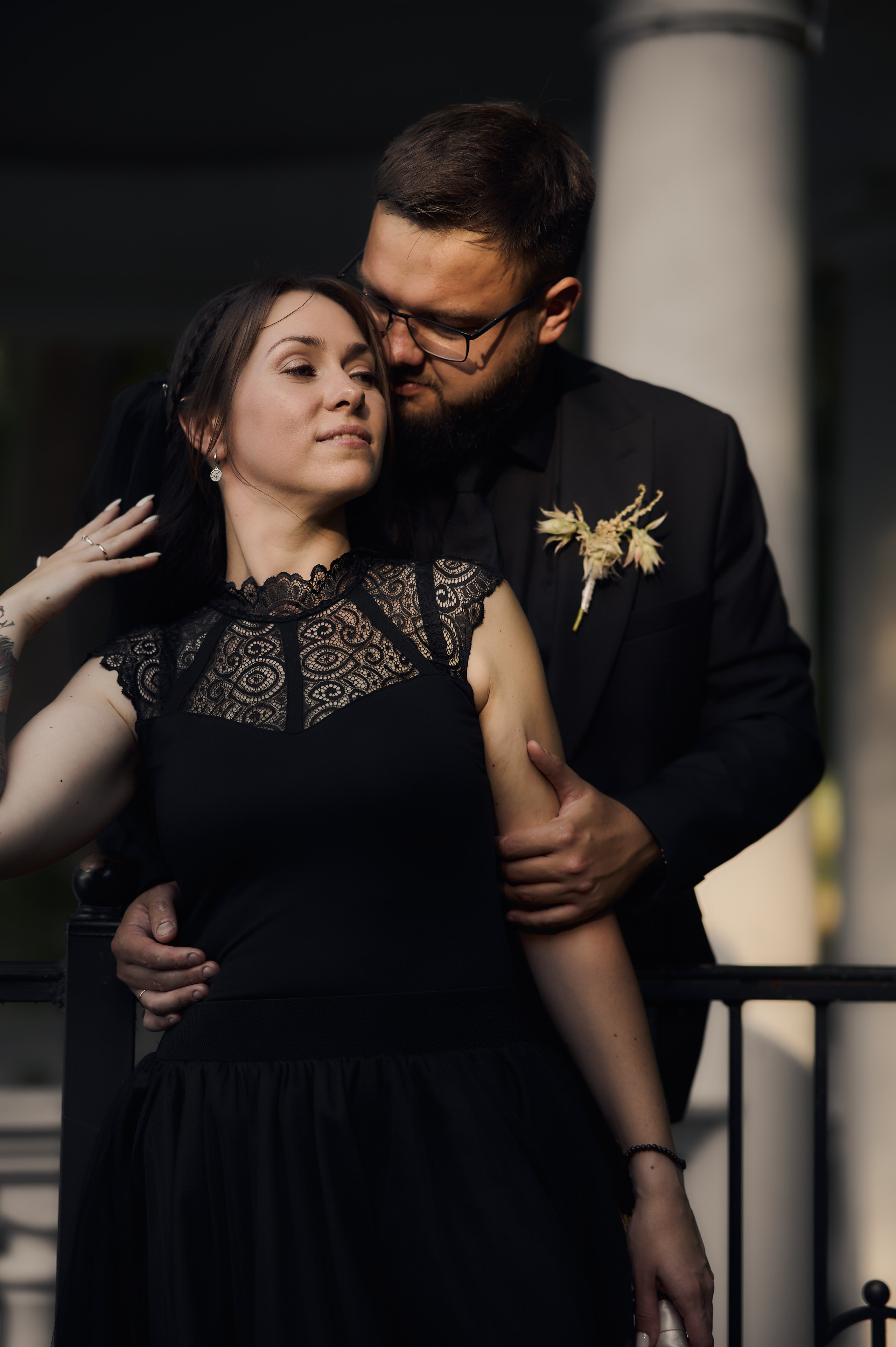 Свадебная фотосессия в Туле в черном. Свадебный фотограф в Туле Никита Беляев