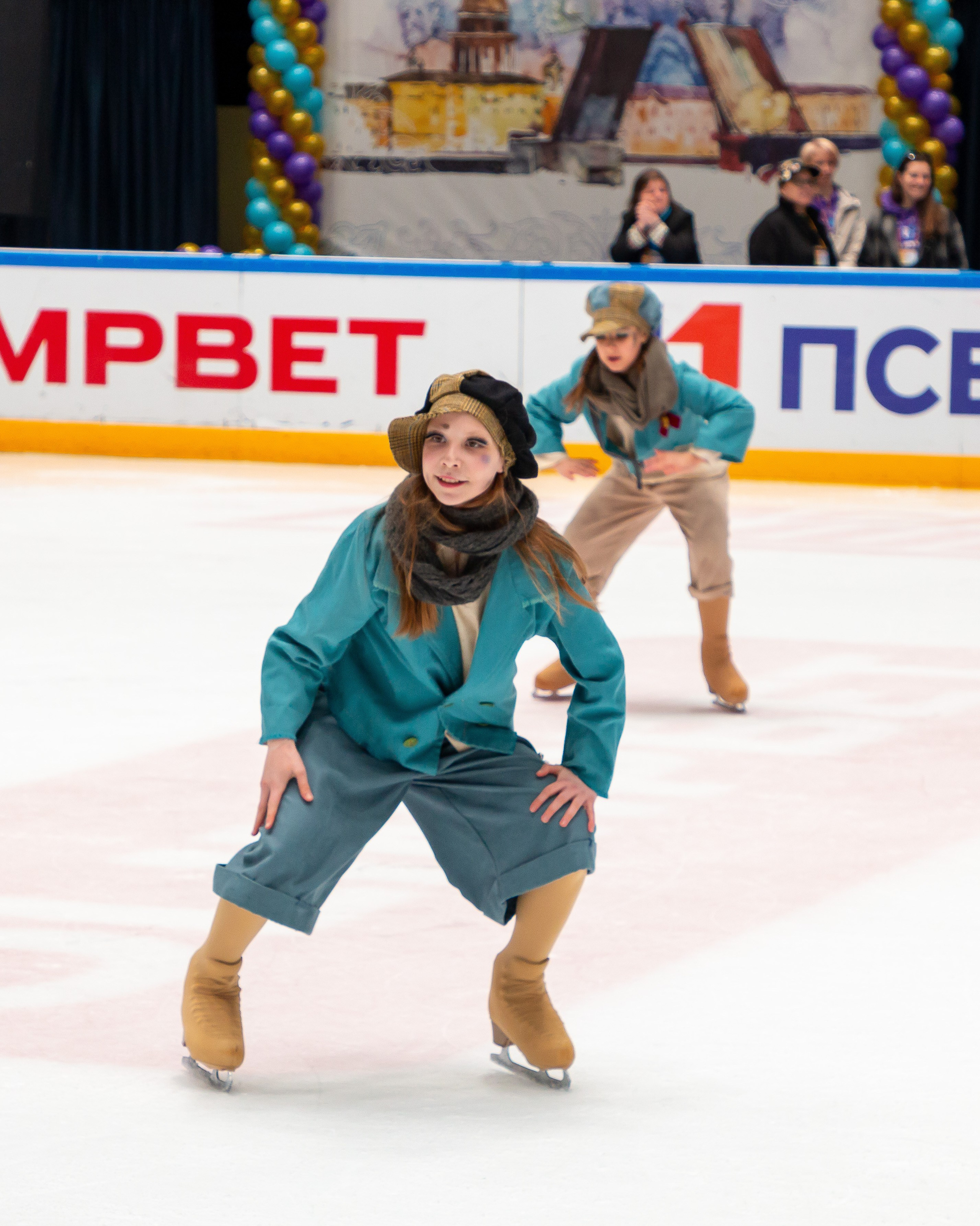 VII Ежегодный фестиваль массовых танцев на льду и фигурного катания «Петровский лёд» Санкт-Петербург 2024. Репортажный фотограф в Москве