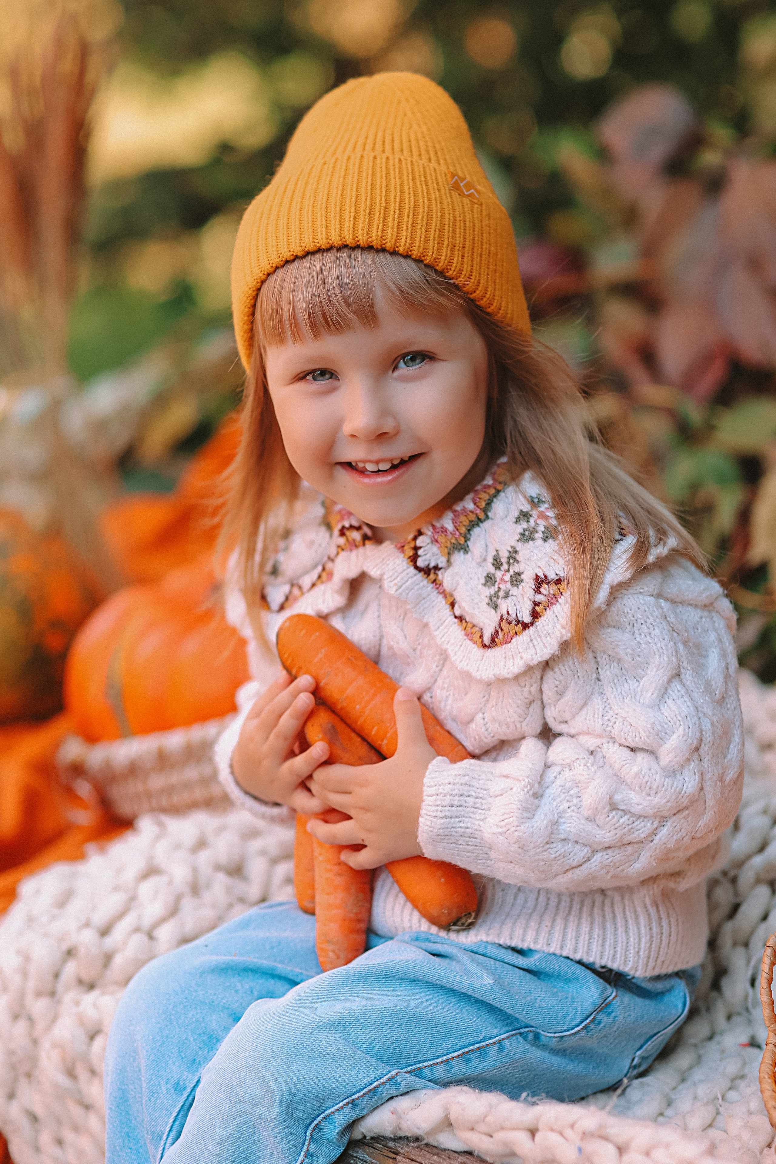 Тыквы. Семейный фотограф Тюмень, фотограф на роды Салмина Мария