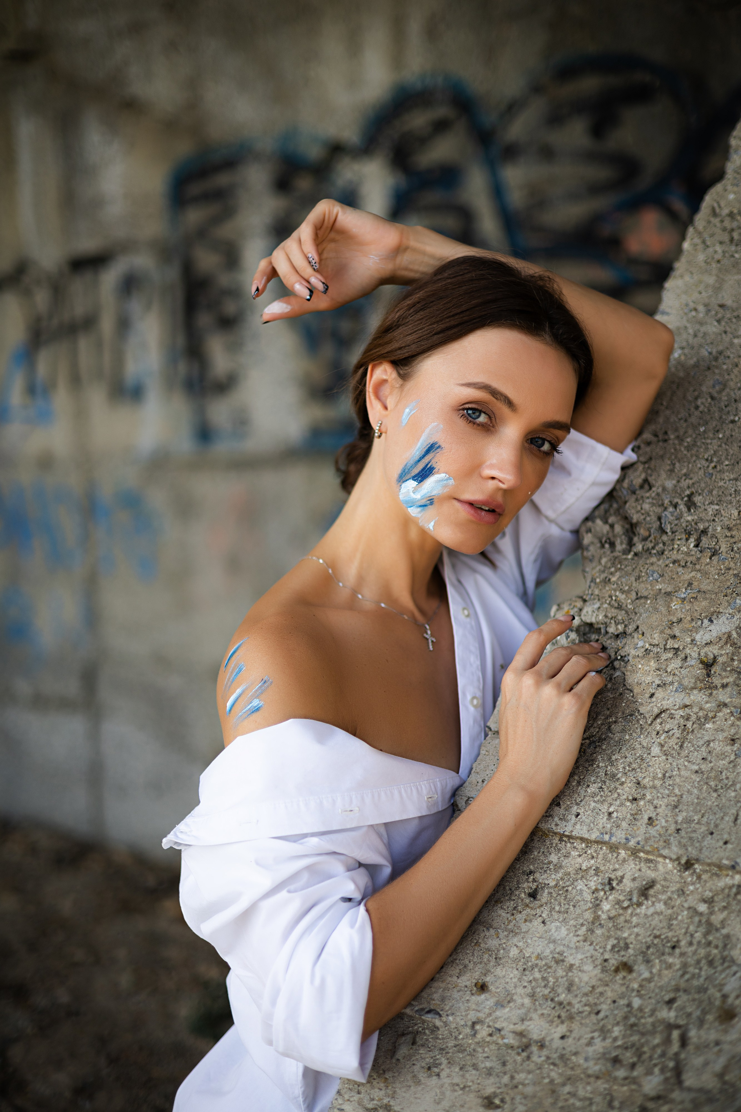 Съемки на улице. Анна Злищева