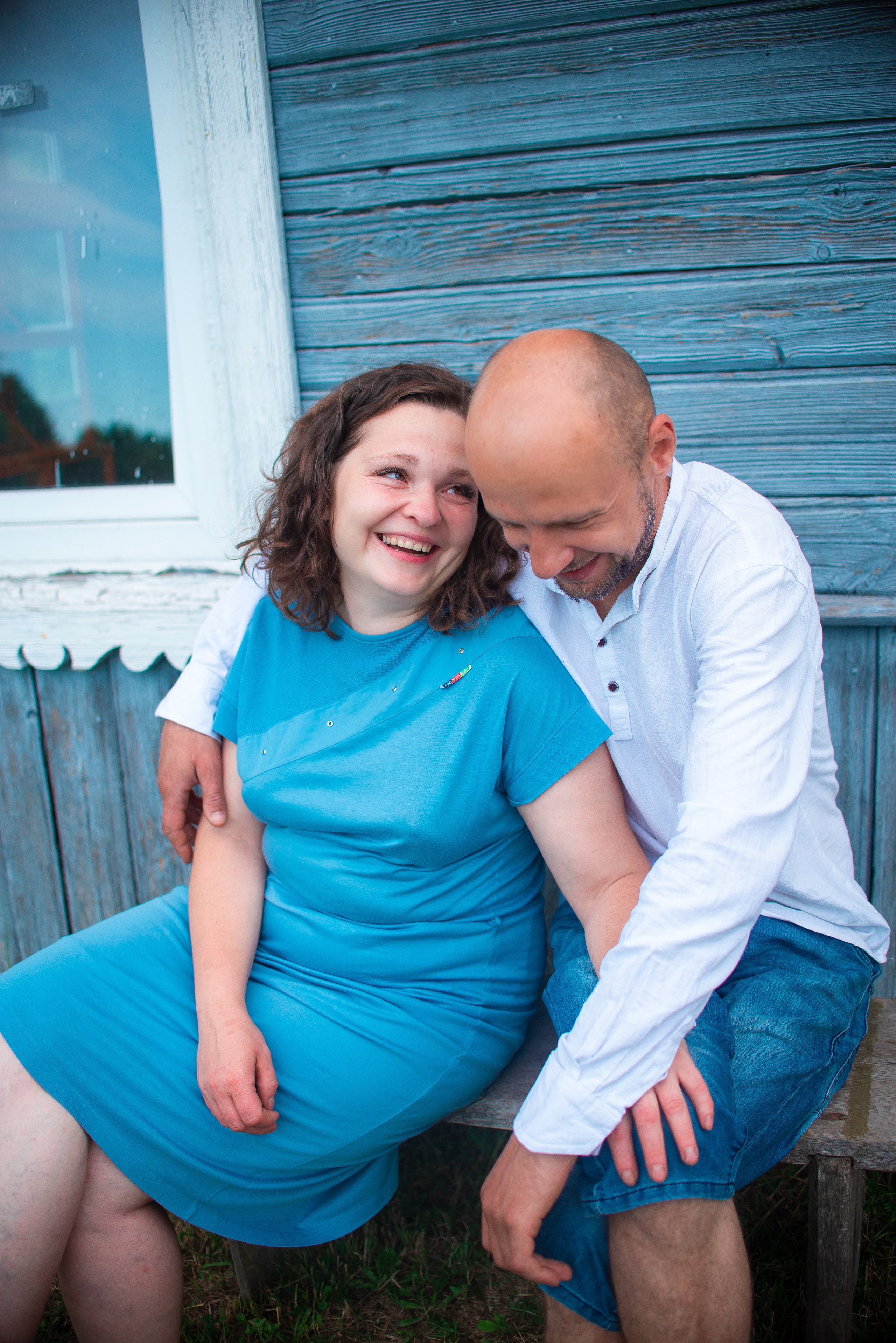 Деревенская история. Семейный фотограф на выписку из роддома и крещение Минск Настя Гришук