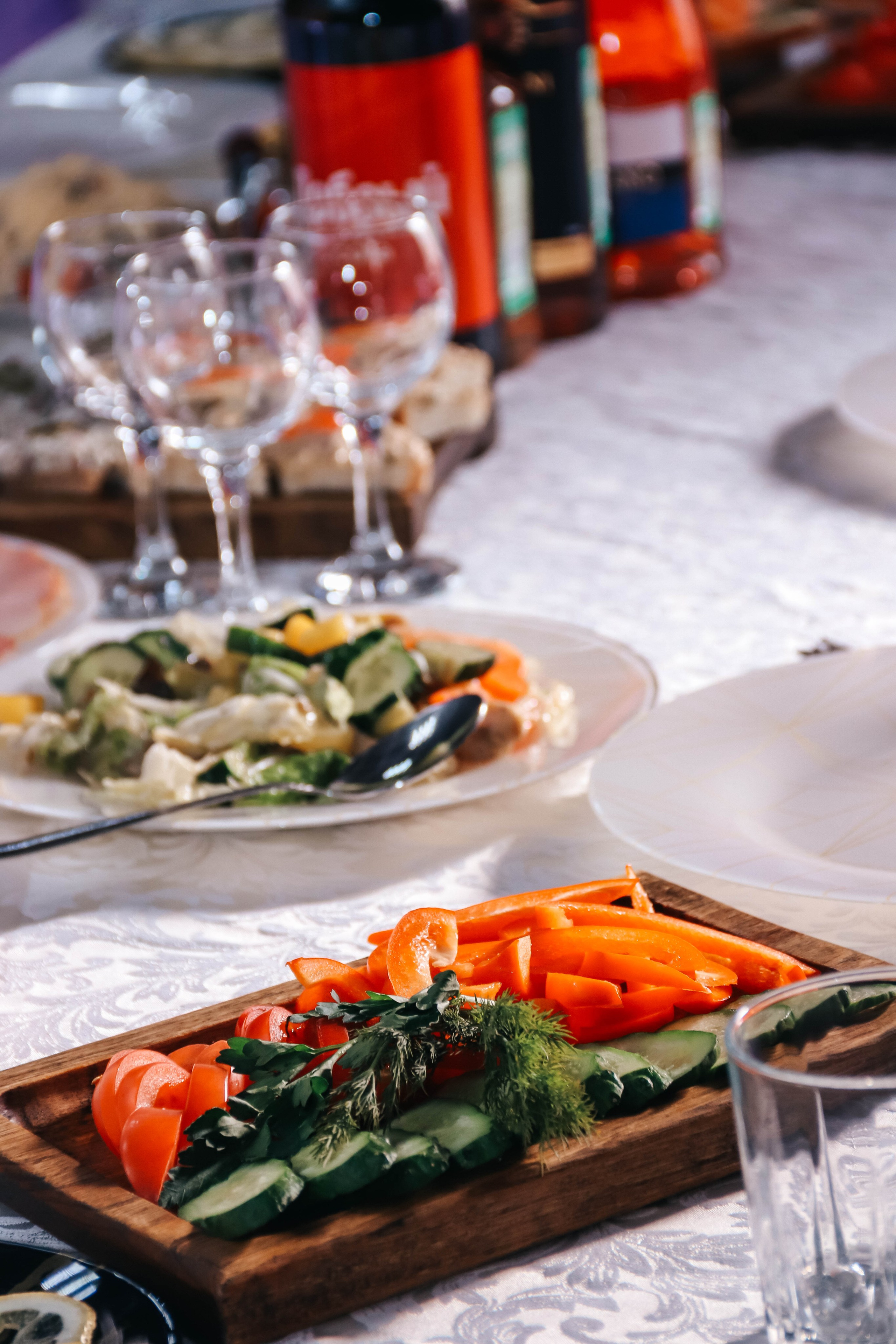 Свадебный банкет. Фотограф Дарья Маташкова