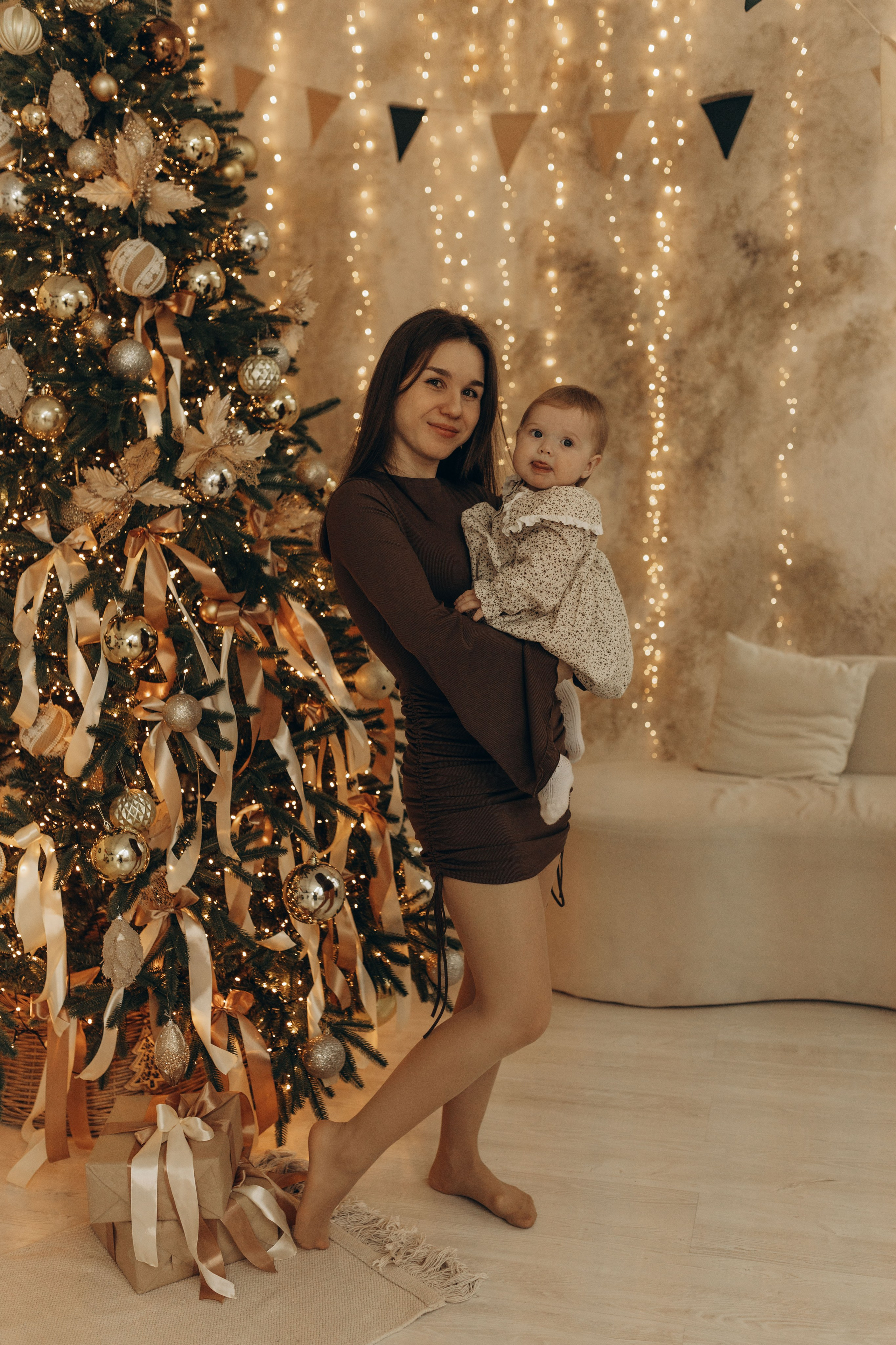 Новогодняя история Дмитрия, Полины и Анюты. Фотограф в Ставрополе Svetlana Matveeva