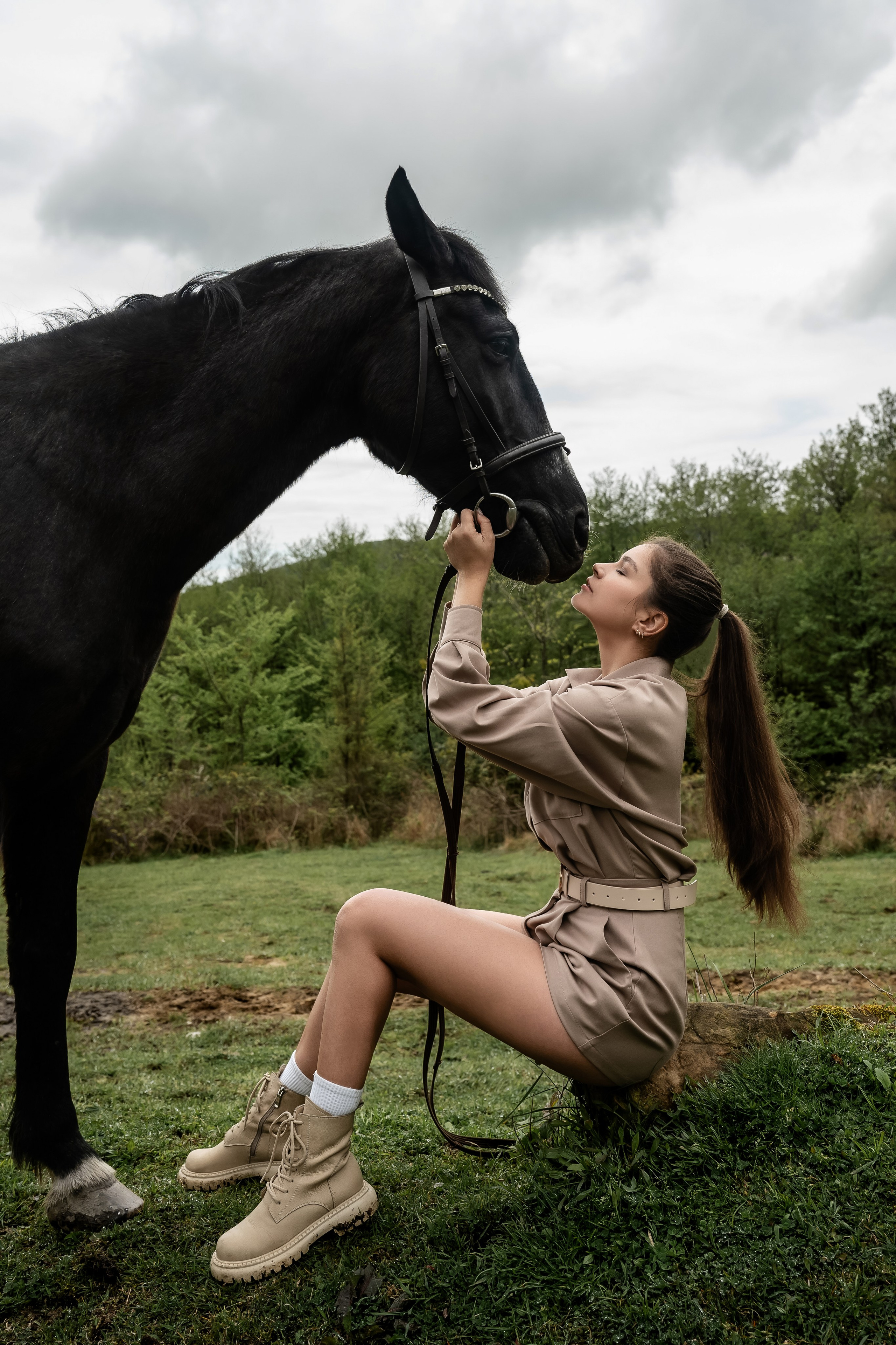 Люда и Майбах. Наталья Слесаренко фотограф в Сочи