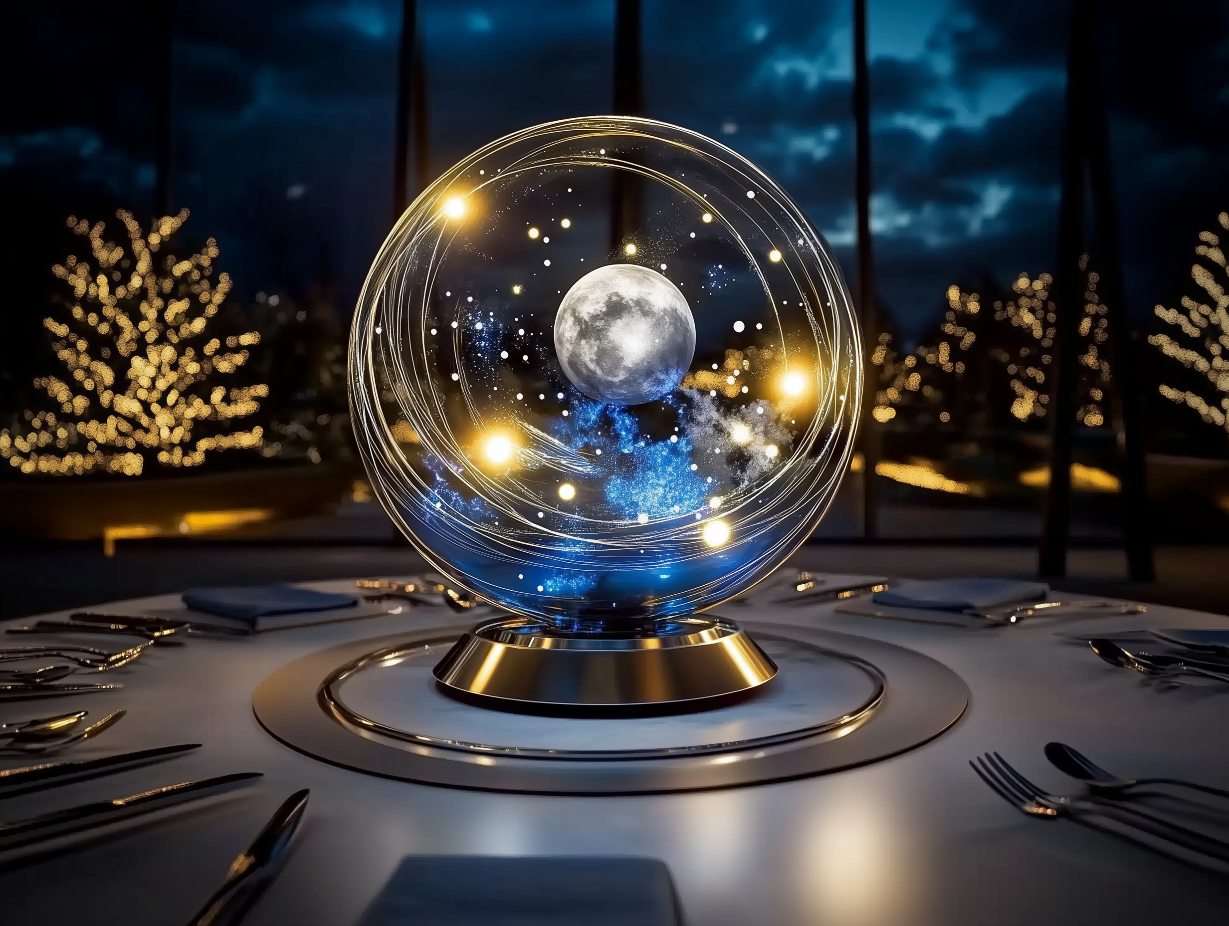 Разработка концепции декора корпоративного мероприятия в тематике «Космос» для LAZAR DECOR. Главная